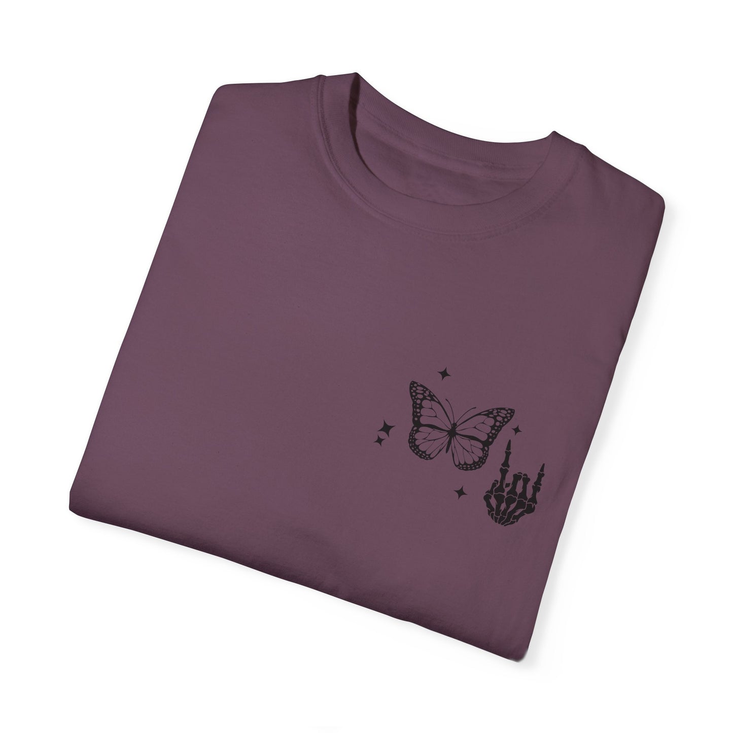 Camiseta unisex teñida en prenda "Weird Moms Build Character"