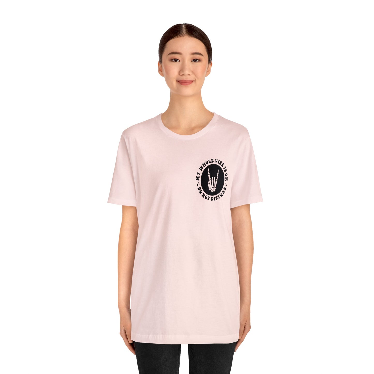 T-shirt à manches courtes unisexe en jersey « Ne pas déranger »