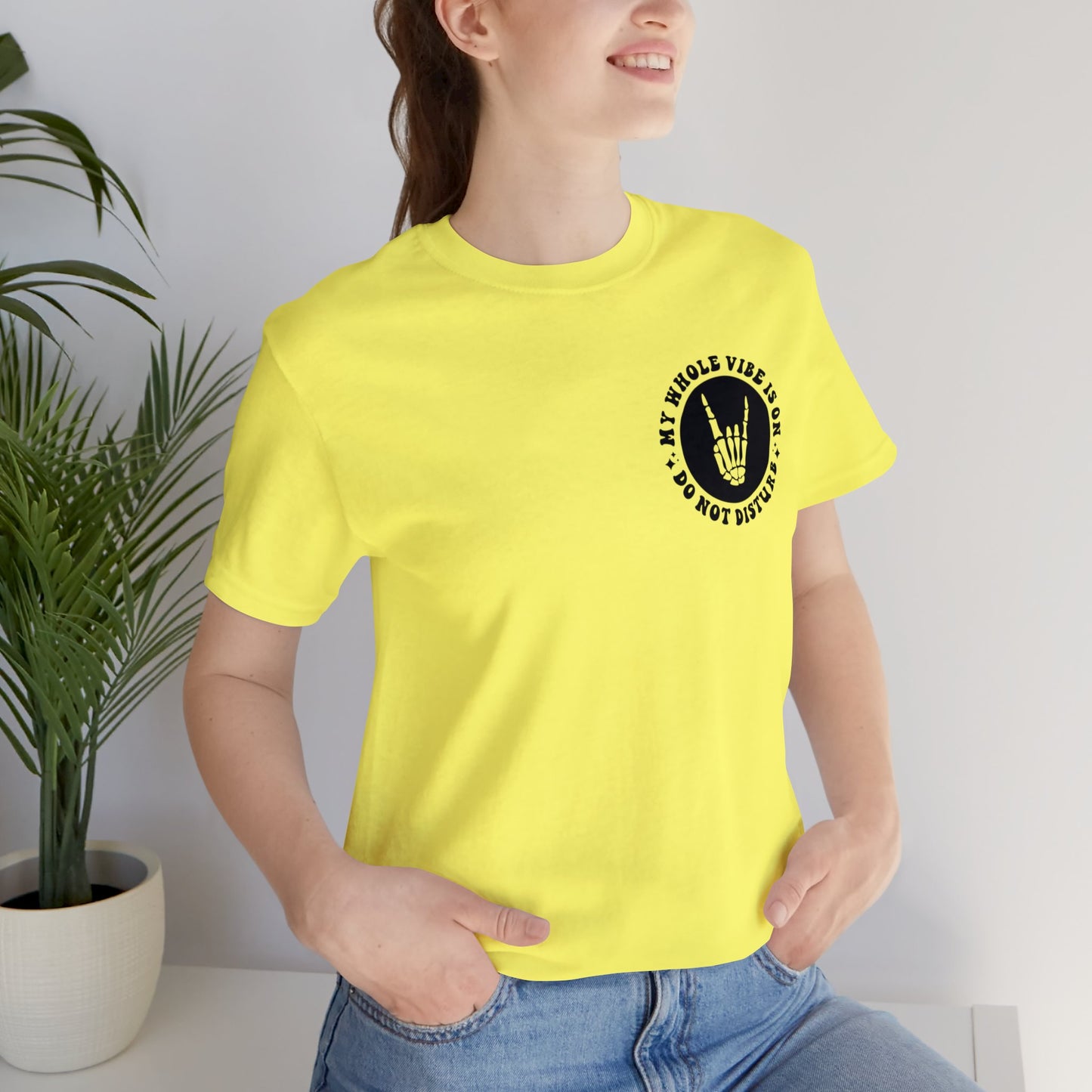 T-shirt à manches courtes unisexe en jersey « Ne pas déranger »