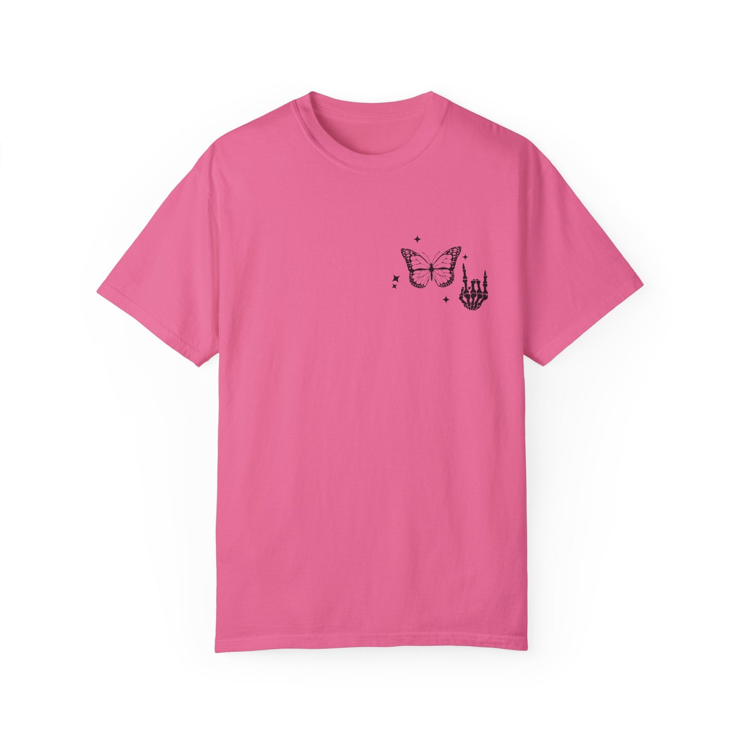 Camiseta unisex teñida en prenda "Weird Moms Build Character"
