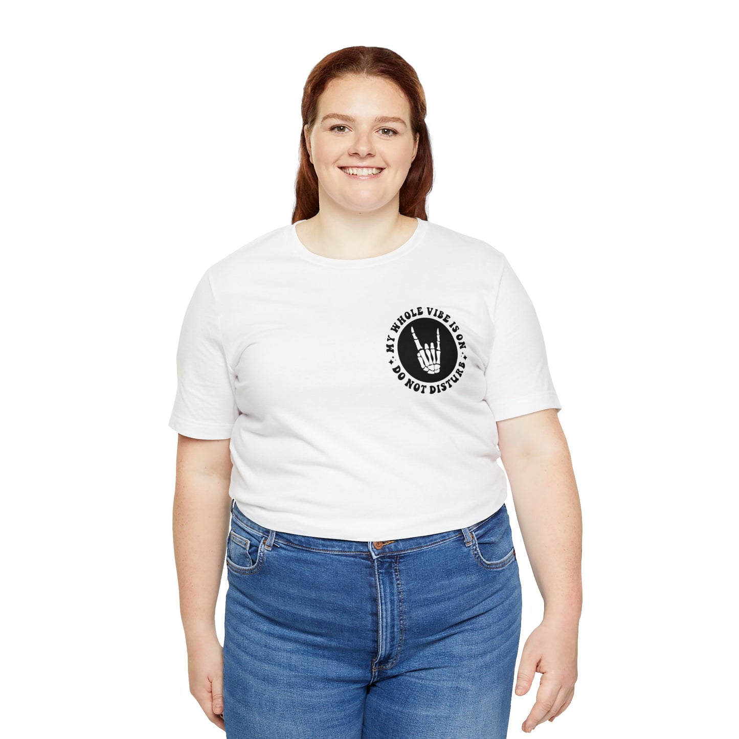 T-shirt à manches courtes unisexe en jersey « Ne pas déranger »