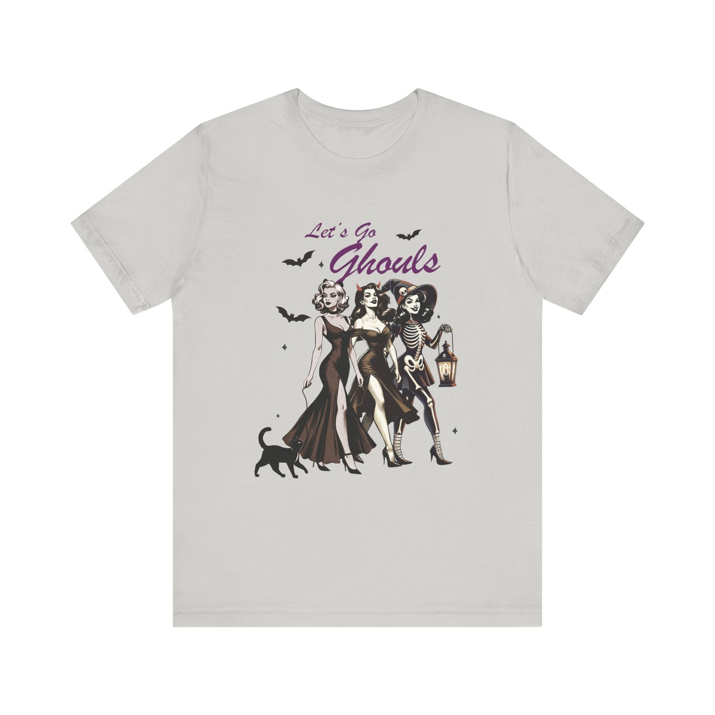Let's Go Ghouls Unisex Jersey Short Sleeve Tee - Moon & Starr Handcrafted LLC