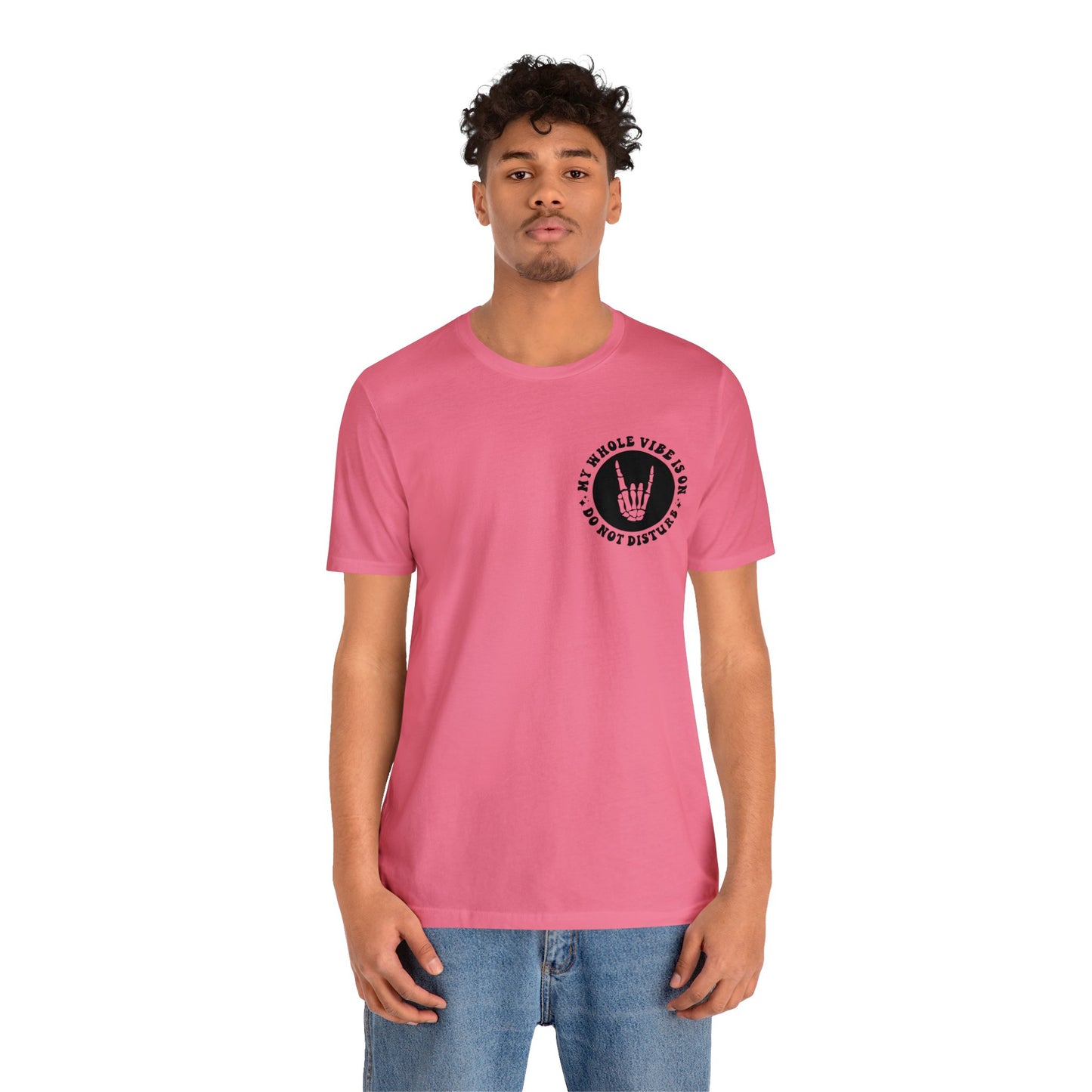 T-shirt à manches courtes unisexe en jersey « Ne pas déranger »