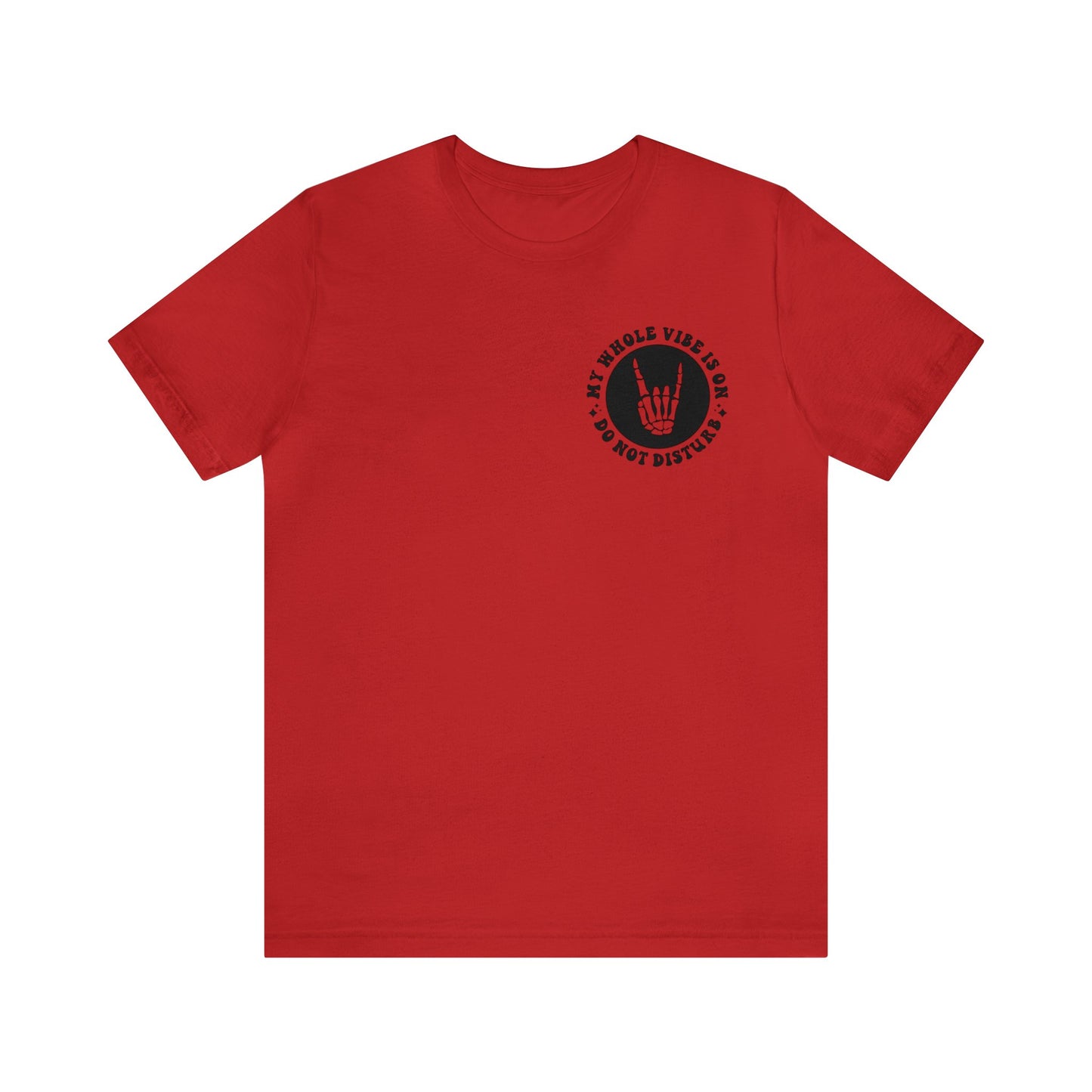 T-shirt à manches courtes unisexe en jersey « Ne pas déranger »