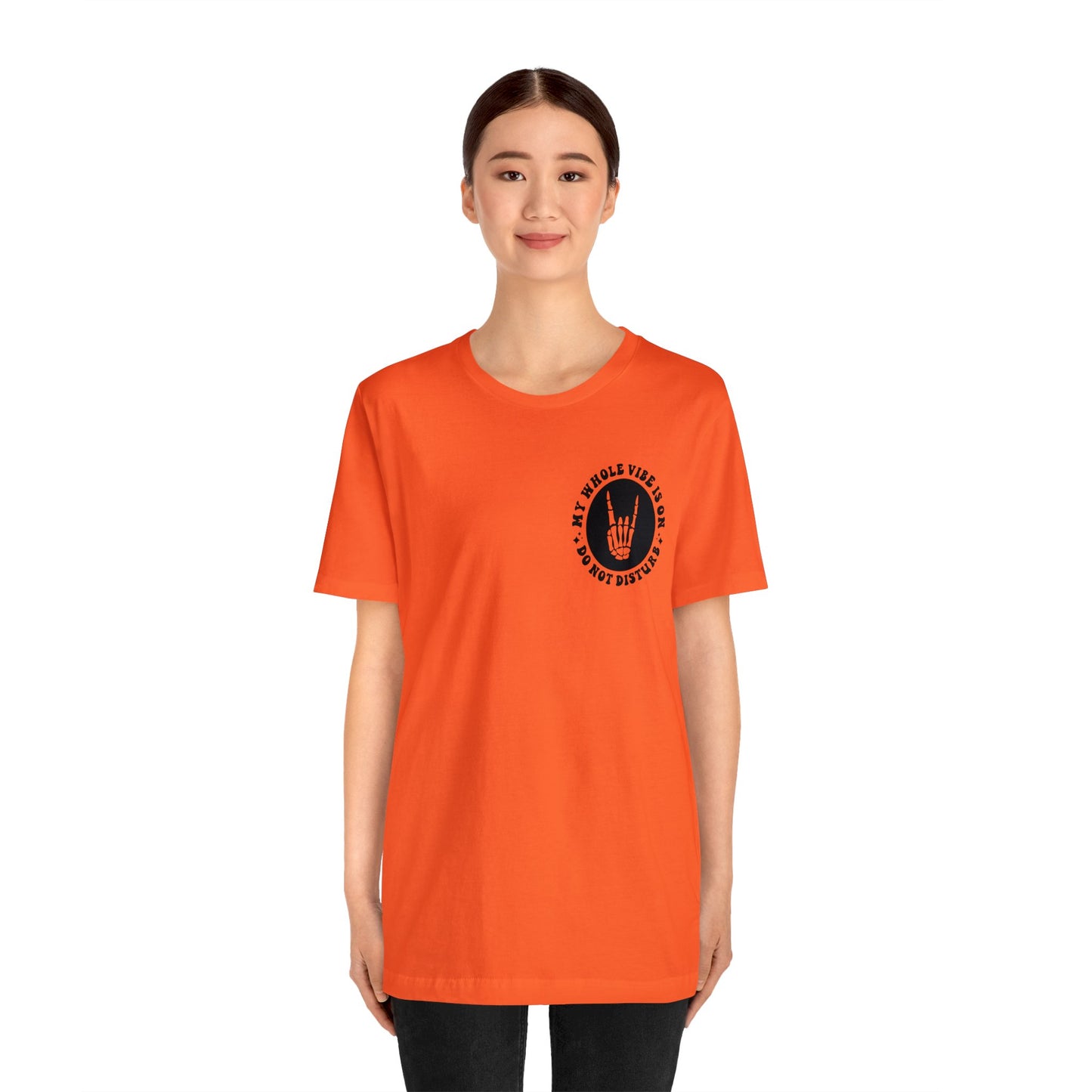 T-shirt à manches courtes unisexe en jersey « Ne pas déranger »