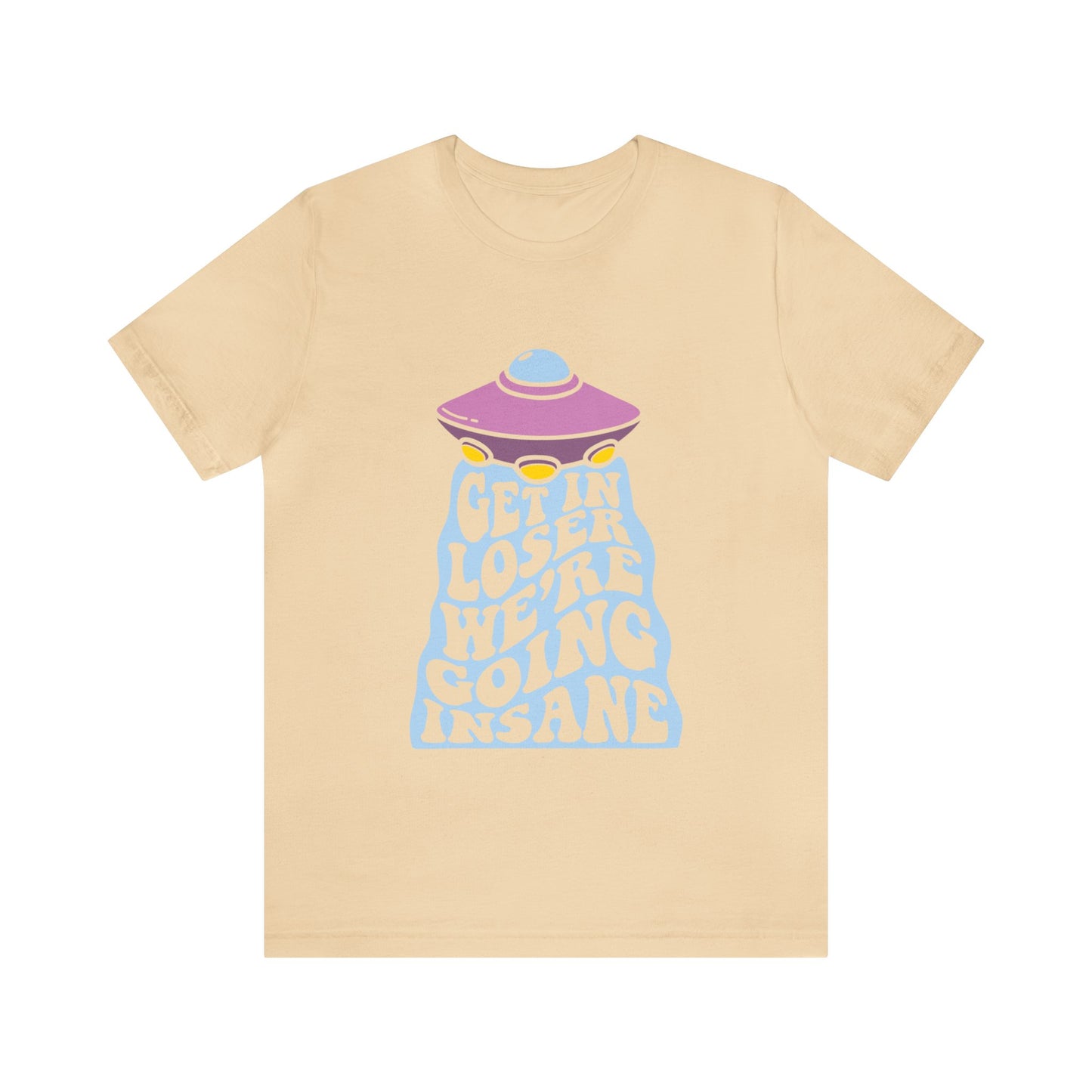 T-shirt à manches courtes unisexe en jersey « Get In Loser »