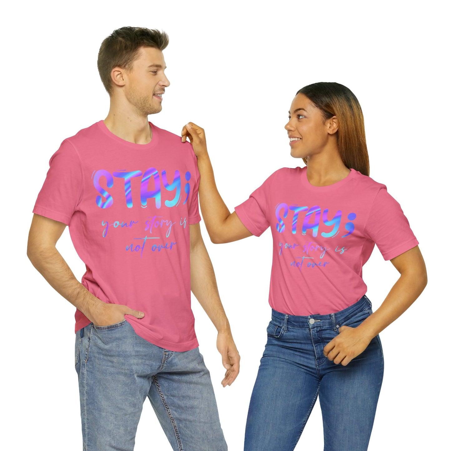 "Your Story Isn't Over" Unisex Jersey Short Sleeve Tee