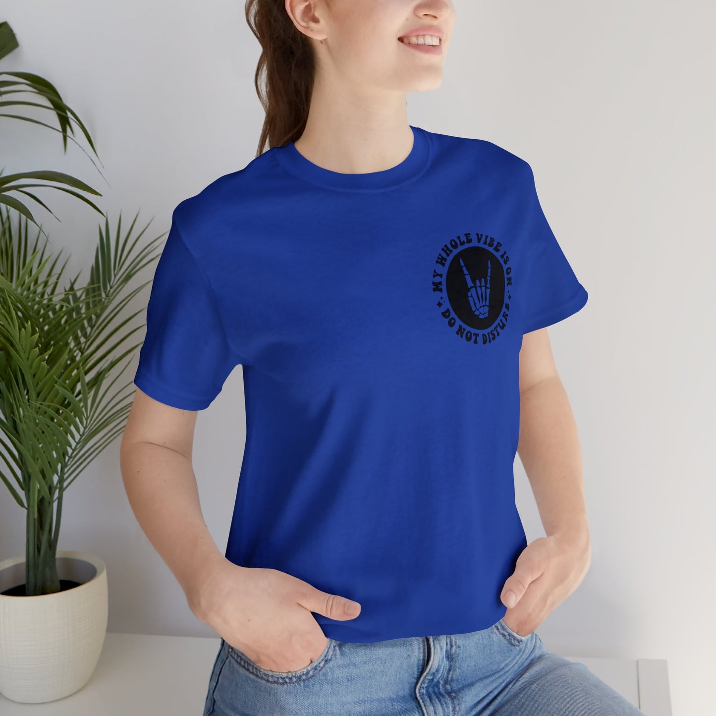 T-shirt à manches courtes unisexe en jersey « Ne pas déranger »