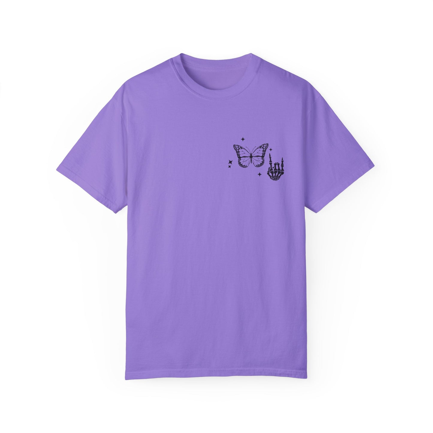 Camiseta unisex teñida en prenda "Weird Moms Build Character"