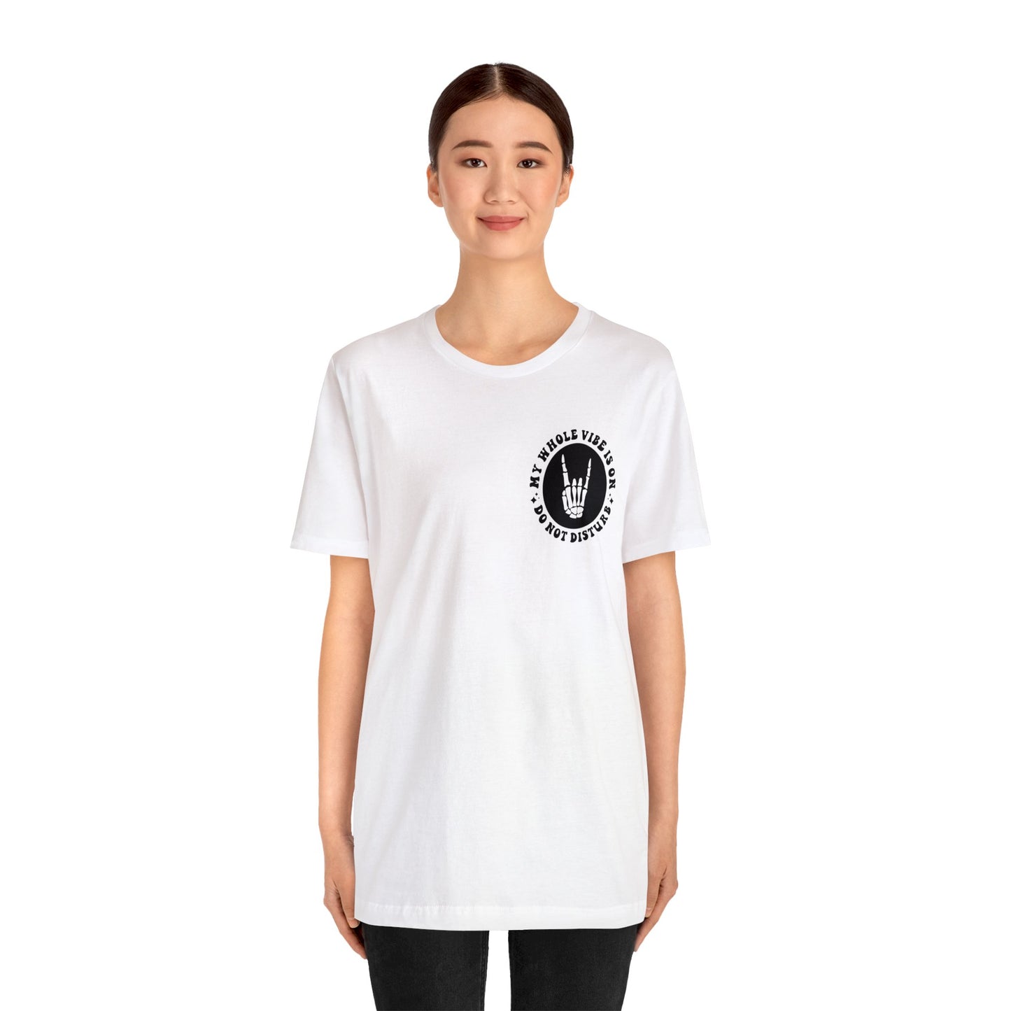 T-shirt à manches courtes unisexe en jersey « Ne pas déranger »
