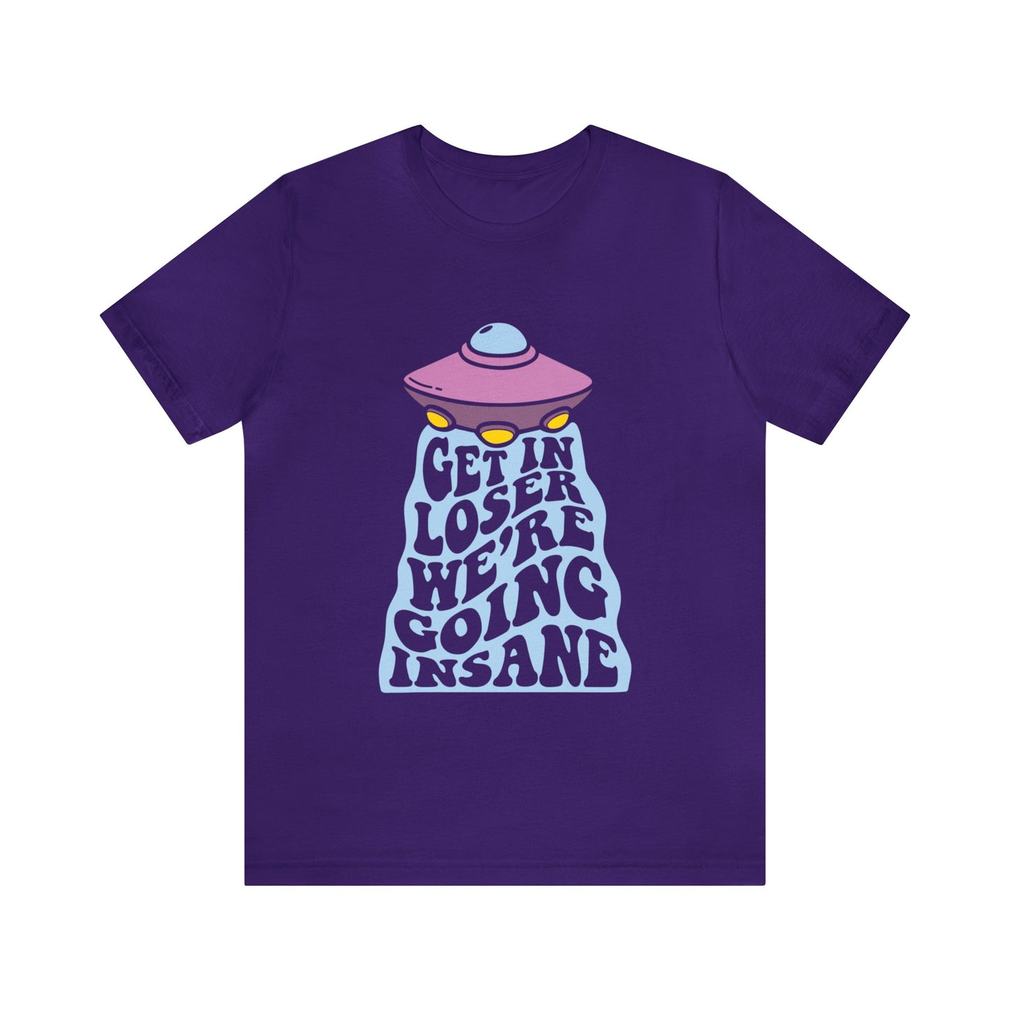 T-shirt à manches courtes unisexe en jersey « Get In Loser »