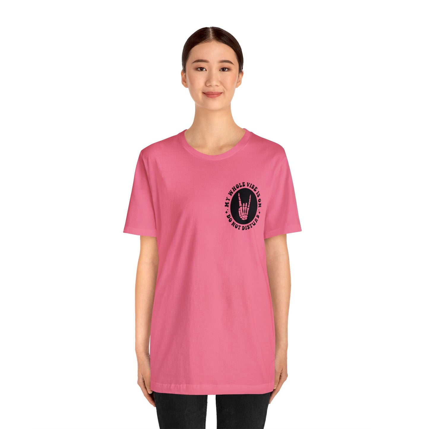 T-shirt à manches courtes unisexe en jersey « Ne pas déranger »