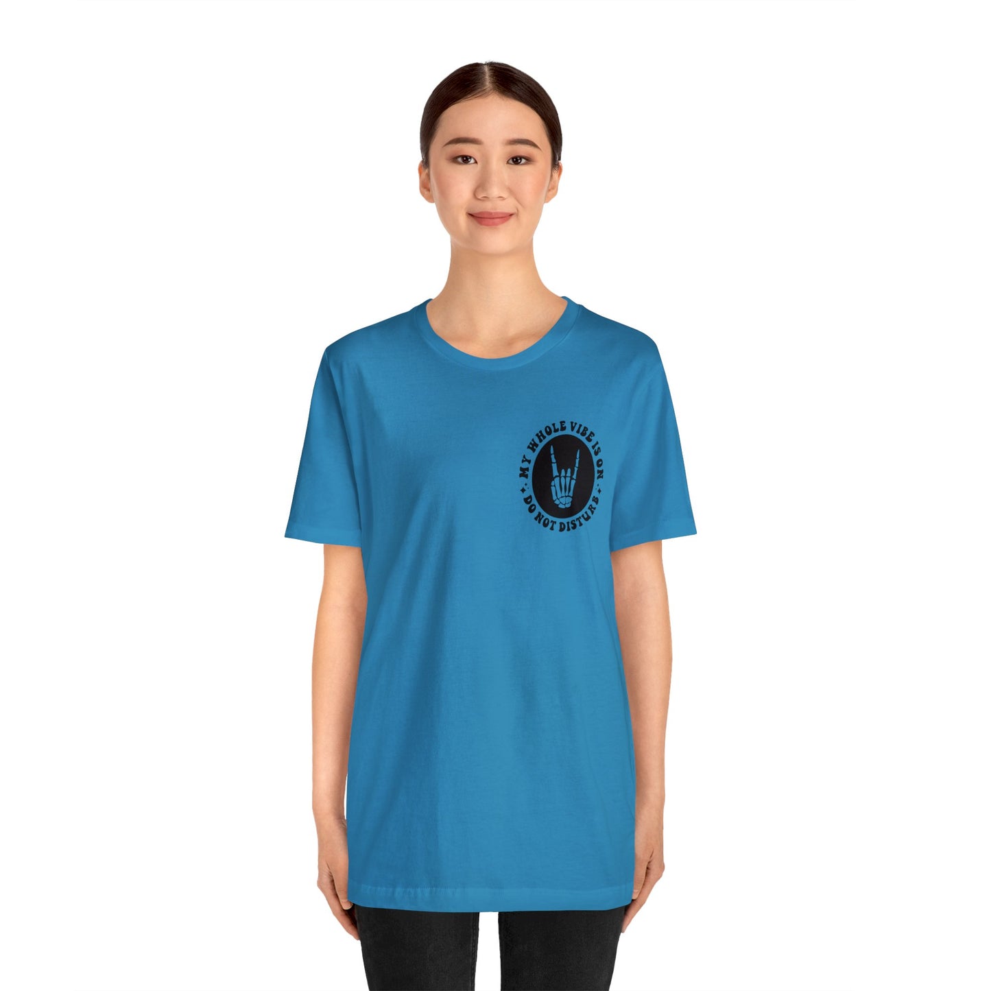 T-shirt à manches courtes unisexe en jersey « Ne pas déranger »