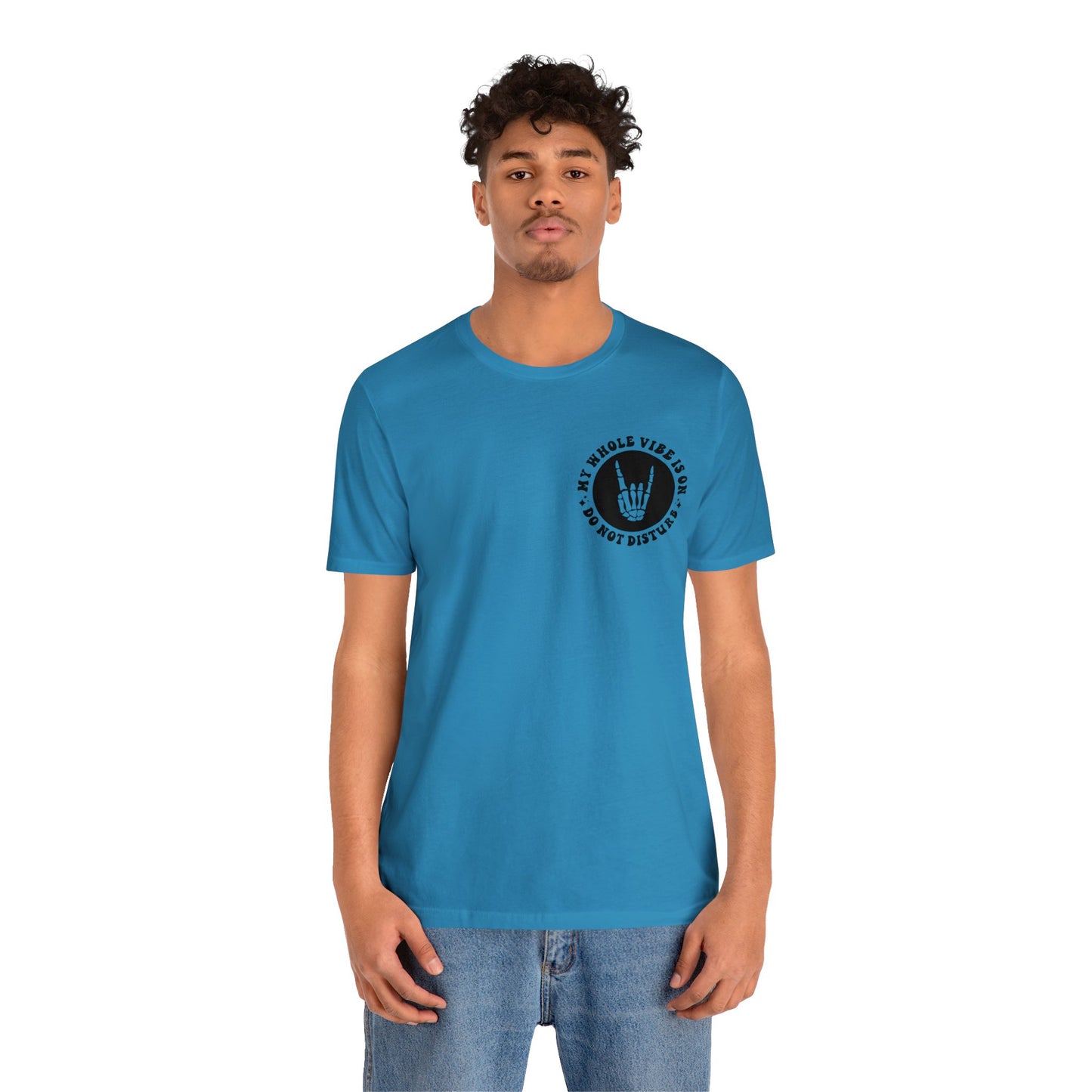 T-shirt à manches courtes unisexe en jersey « Ne pas déranger »