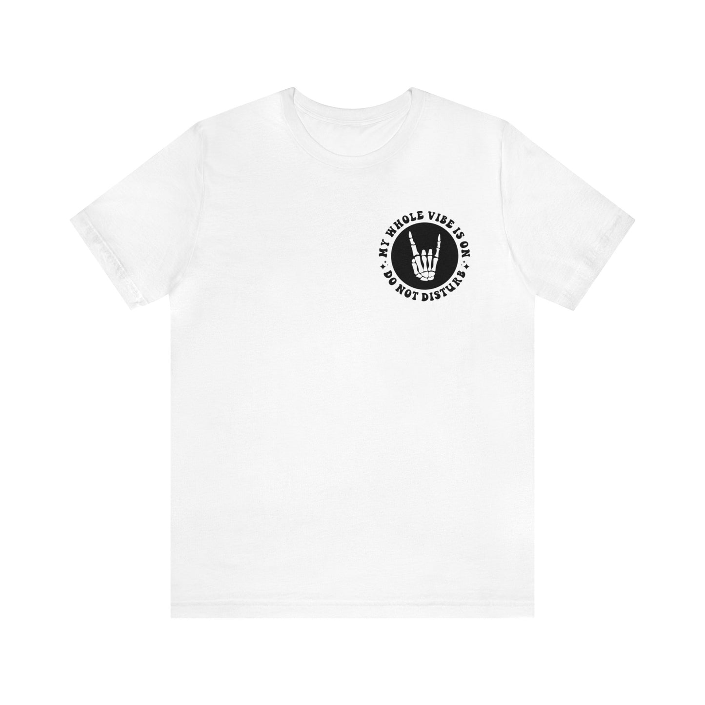 T-shirt à manches courtes unisexe en jersey « Ne pas déranger »