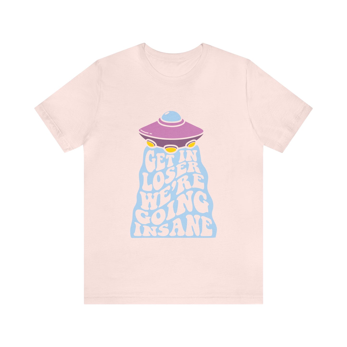 T-shirt à manches courtes unisexe en jersey « Get In Loser »