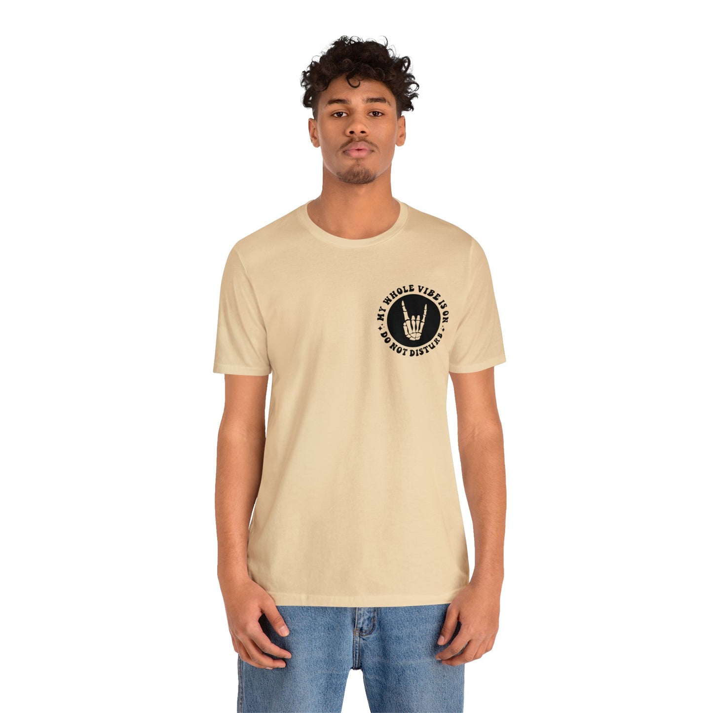 T-shirt à manches courtes unisexe en jersey « Ne pas déranger »