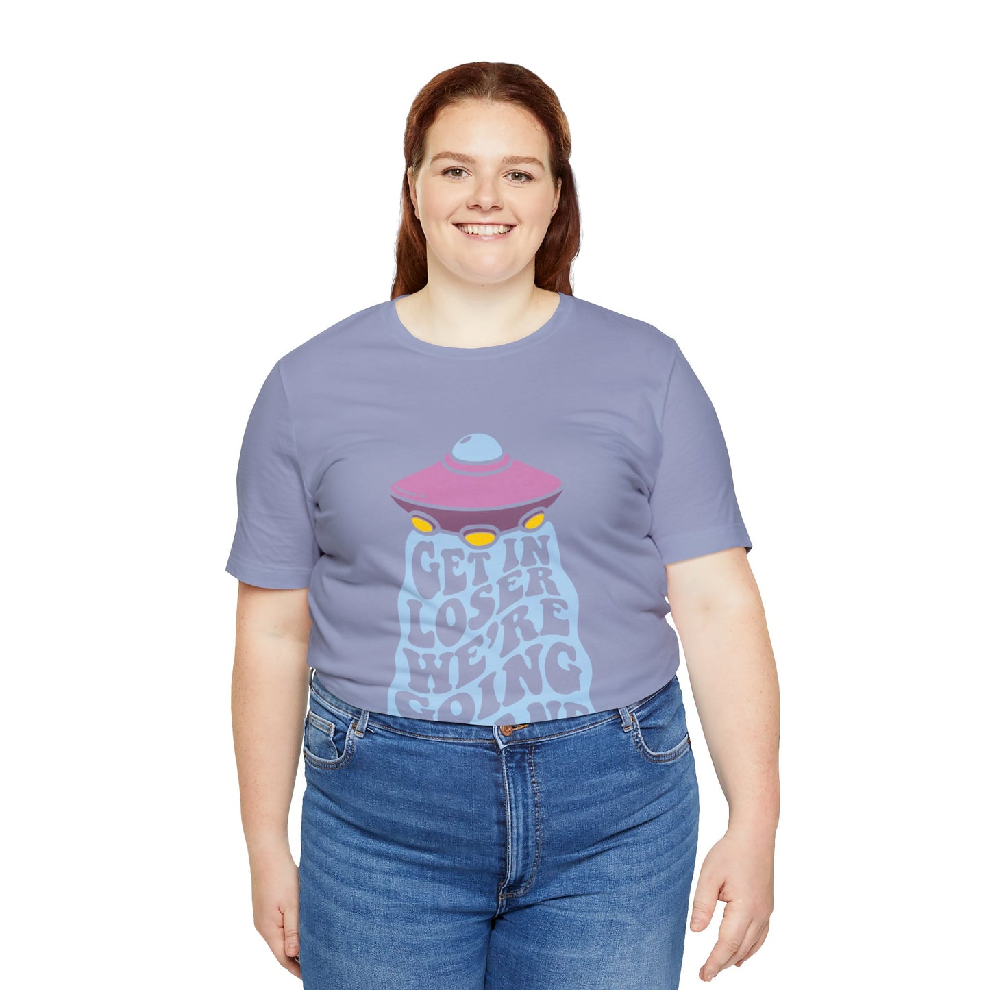T-shirt à manches courtes unisexe en jersey « Get In Loser »