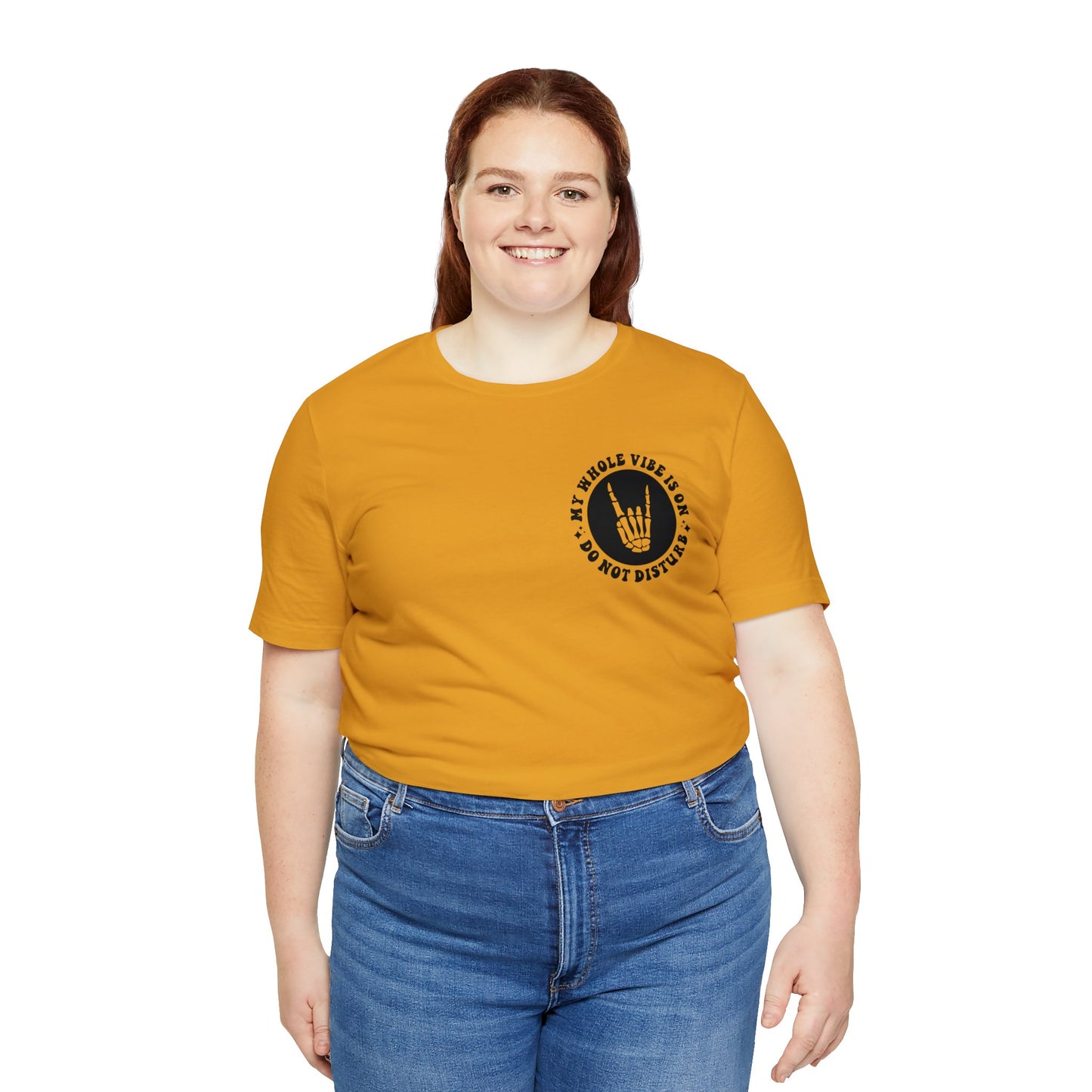 T-shirt à manches courtes unisexe en jersey « Ne pas déranger »