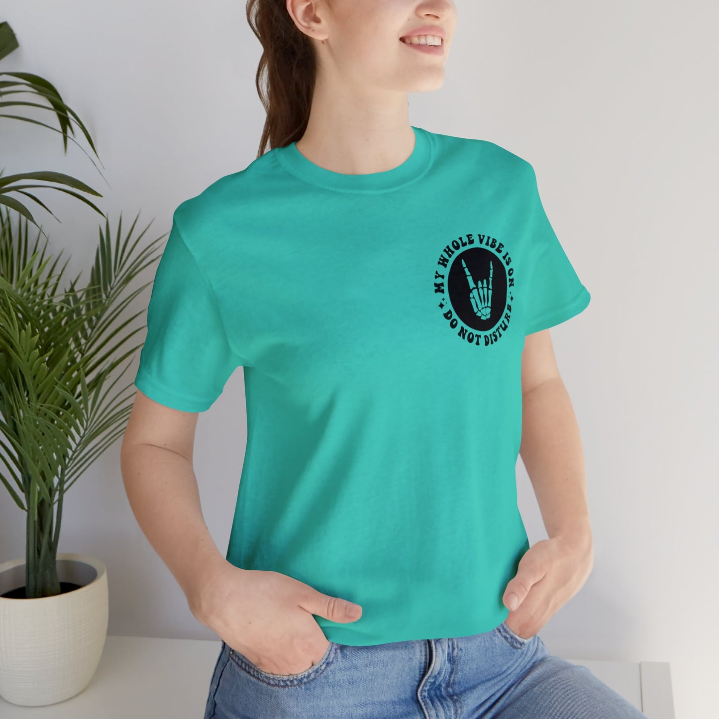 T-shirt à manches courtes unisexe en jersey « Ne pas déranger »