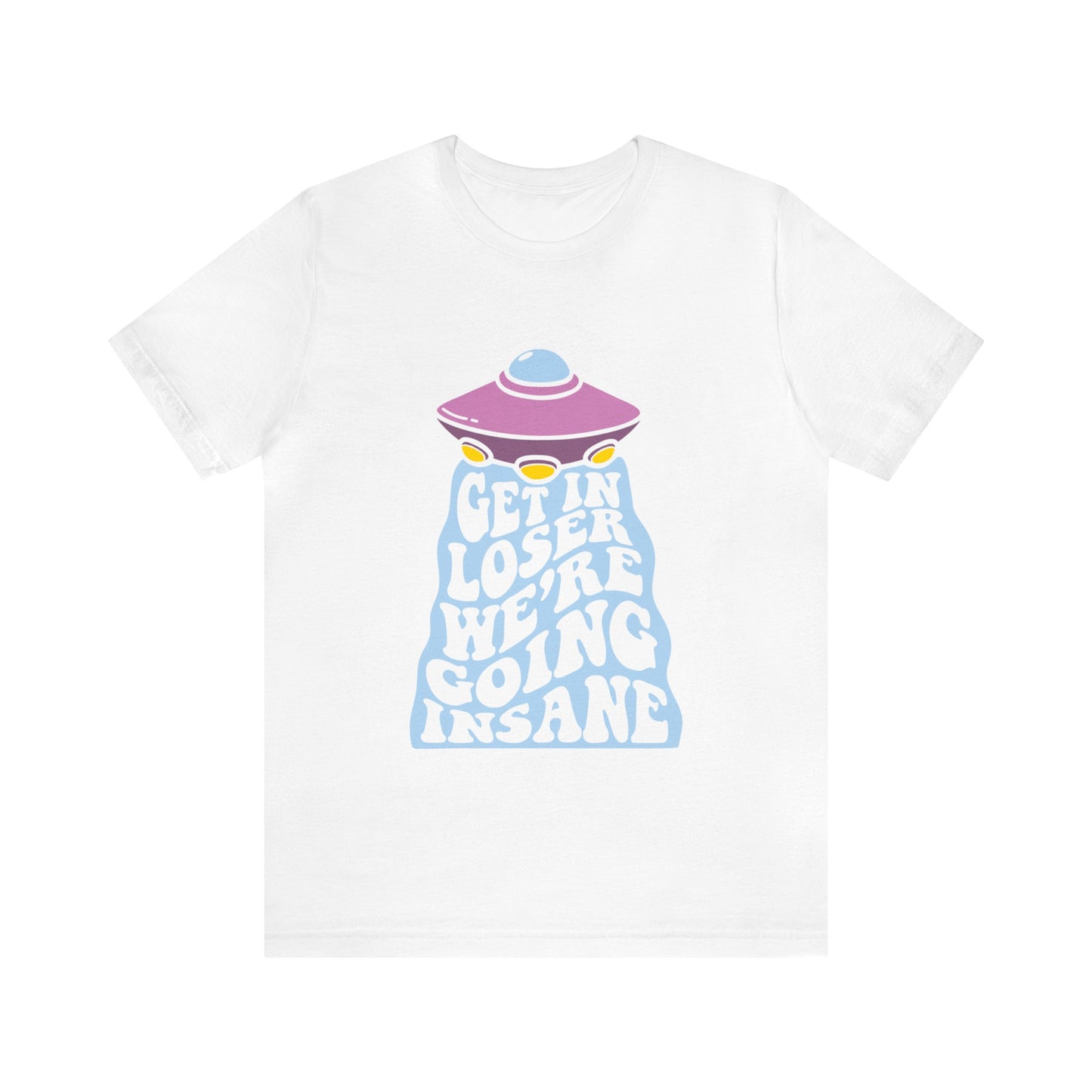 T-shirt à manches courtes unisexe en jersey « Get In Loser »
