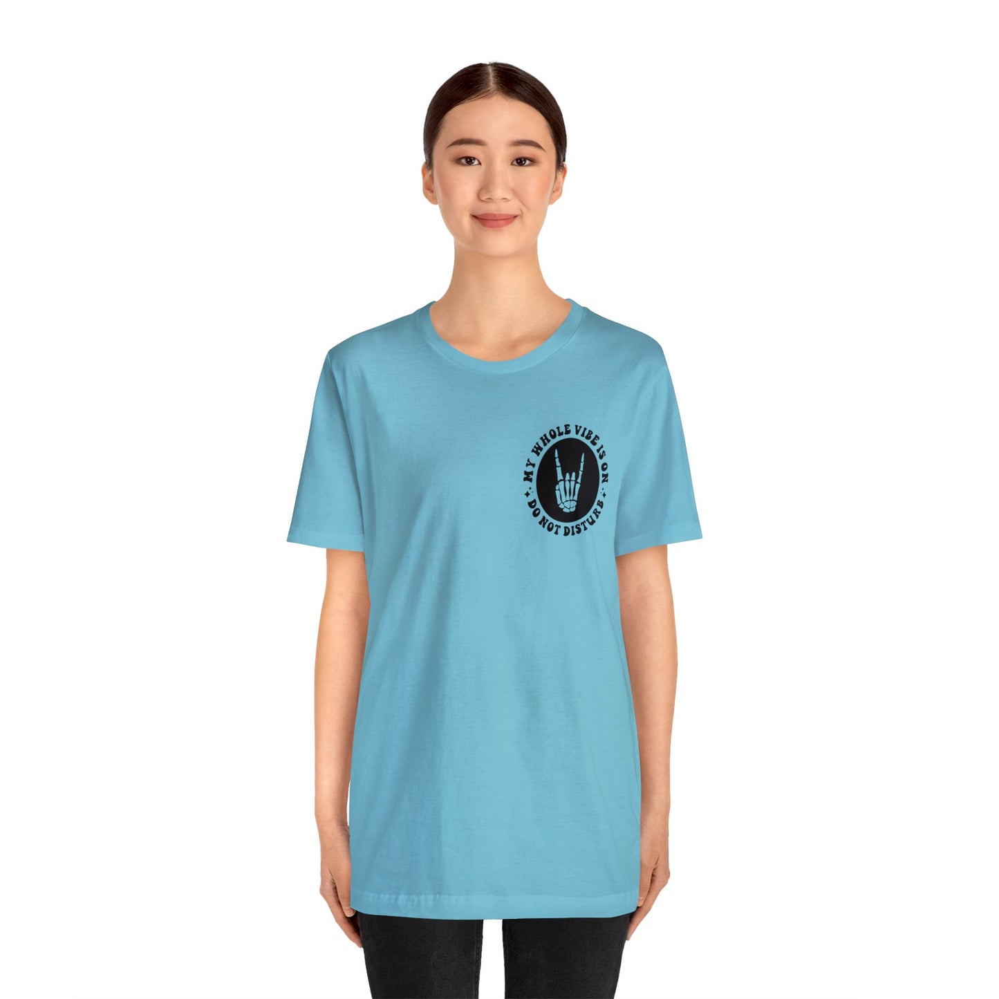 T-shirt à manches courtes unisexe en jersey « Ne pas déranger »