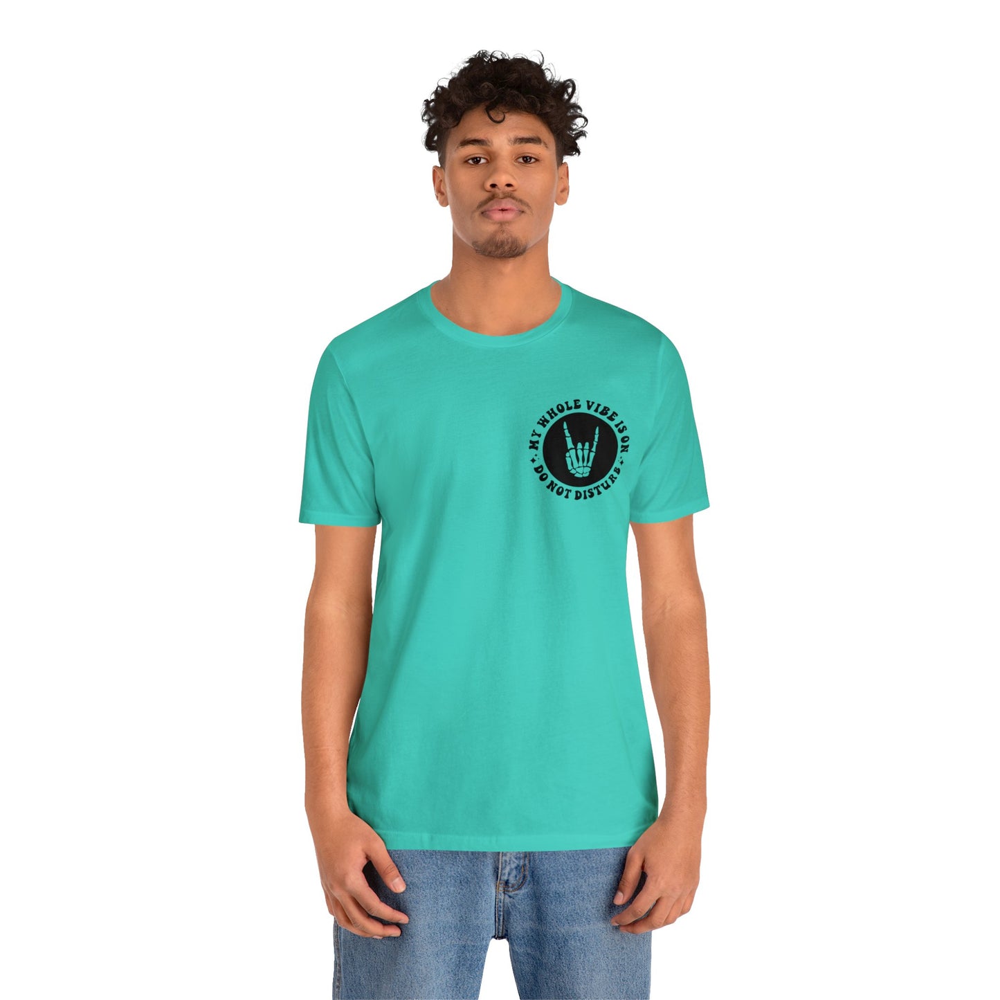 T-shirt à manches courtes unisexe en jersey « Ne pas déranger »