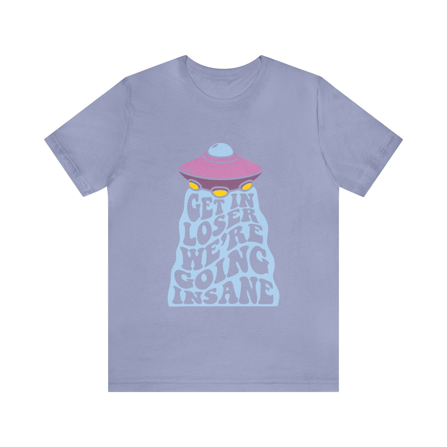 T-shirt à manches courtes unisexe en jersey « Get In Loser »