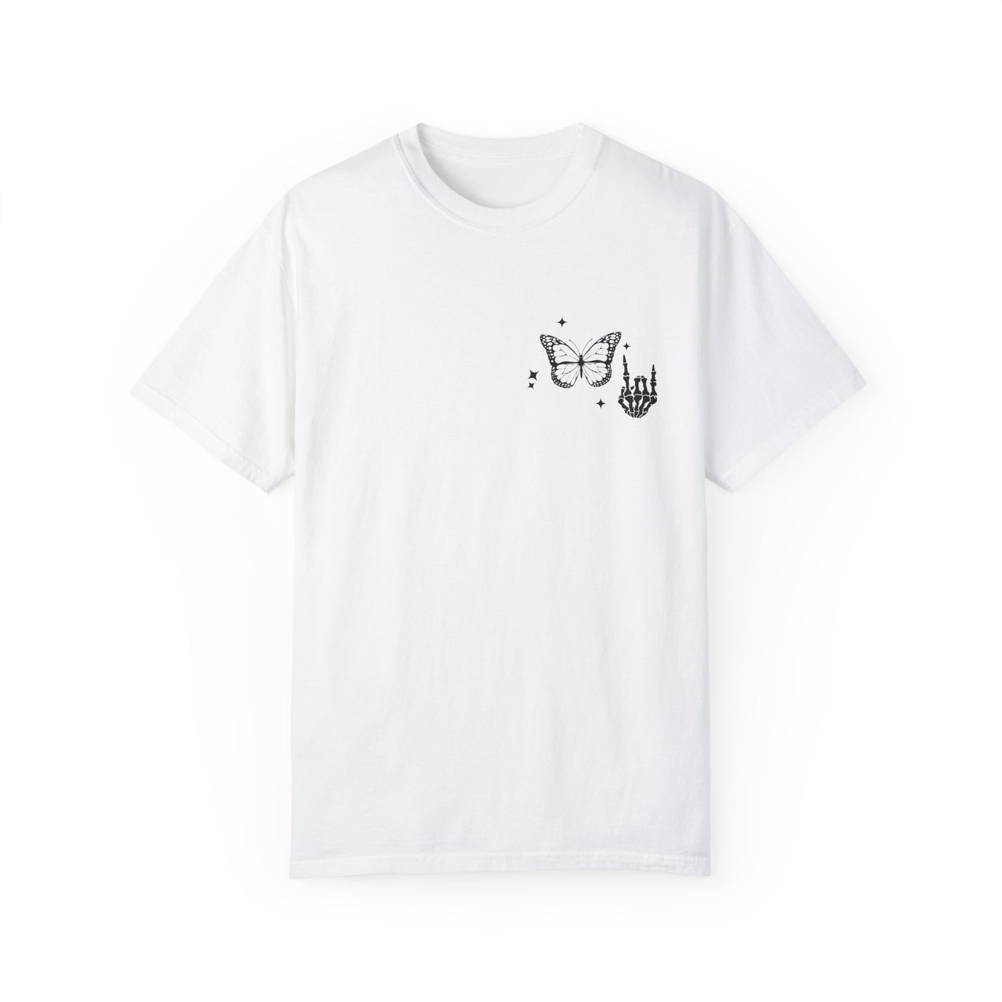 Camiseta unisex teñida en prenda "Weird Moms Build Character"