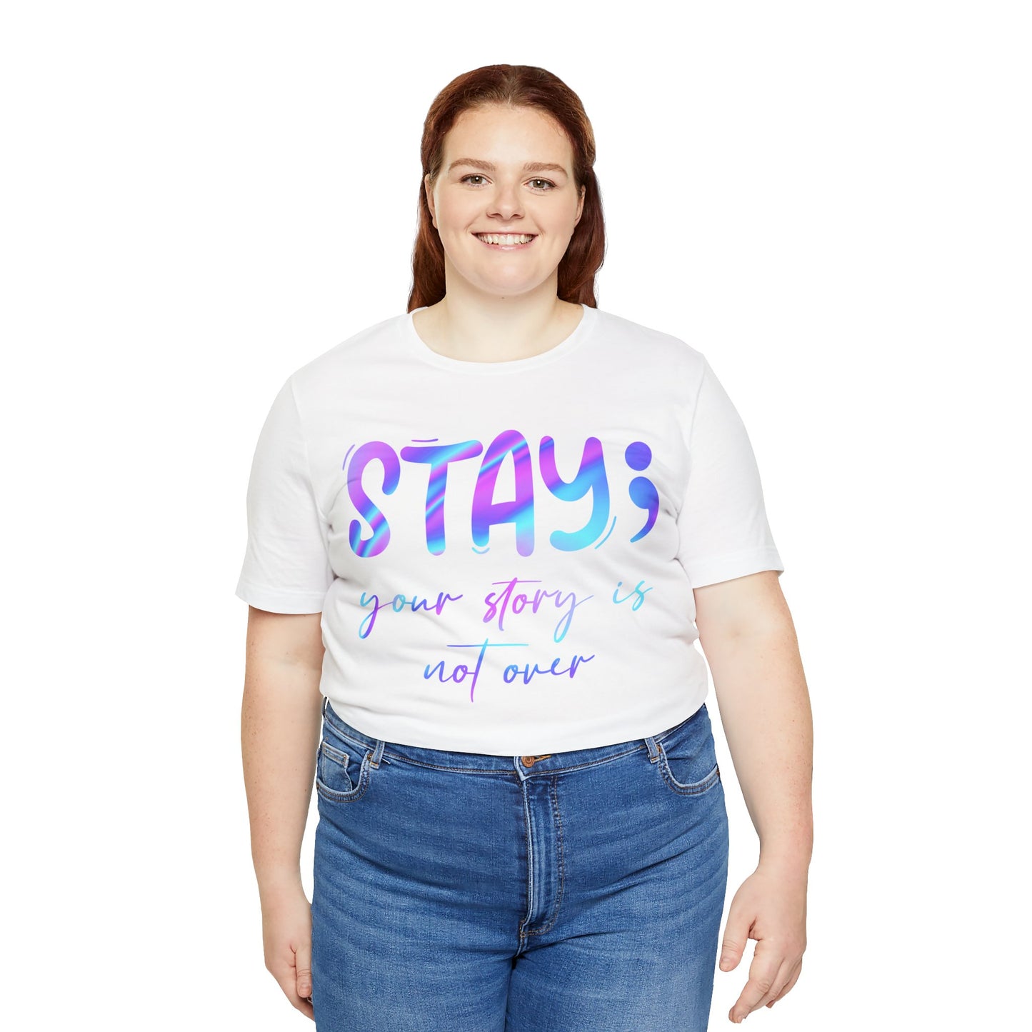 "Your Story Isn't Over" Unisex Jersey Short Sleeve Tee