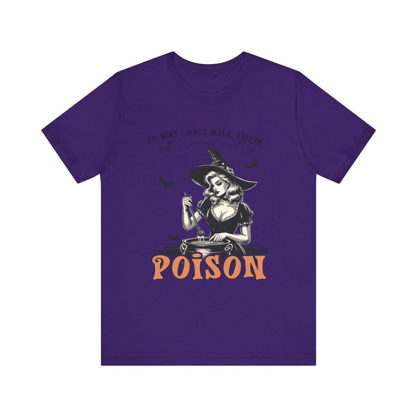 T-shirt de sorcière drôle « Tuez-les avec gentillesse »