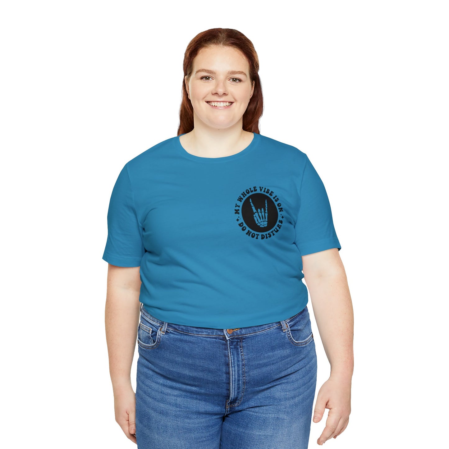 T-shirt à manches courtes unisexe en jersey « Ne pas déranger »