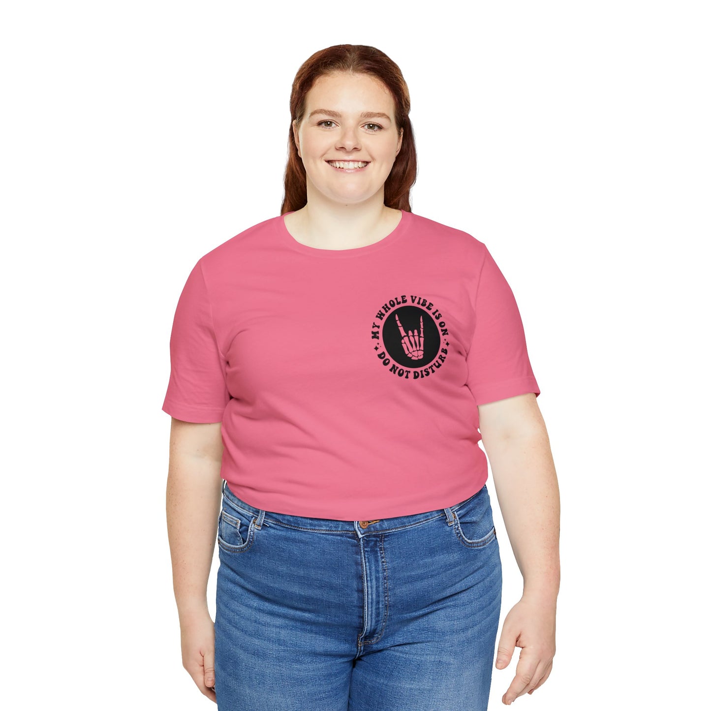 T-shirt à manches courtes unisexe en jersey « Ne pas déranger »
