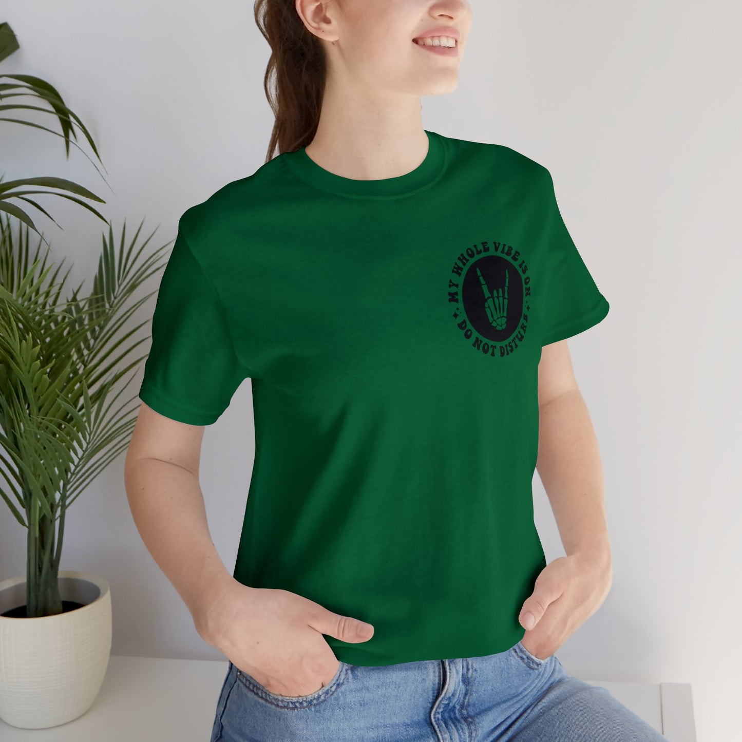 T-shirt à manches courtes unisexe en jersey « Ne pas déranger »