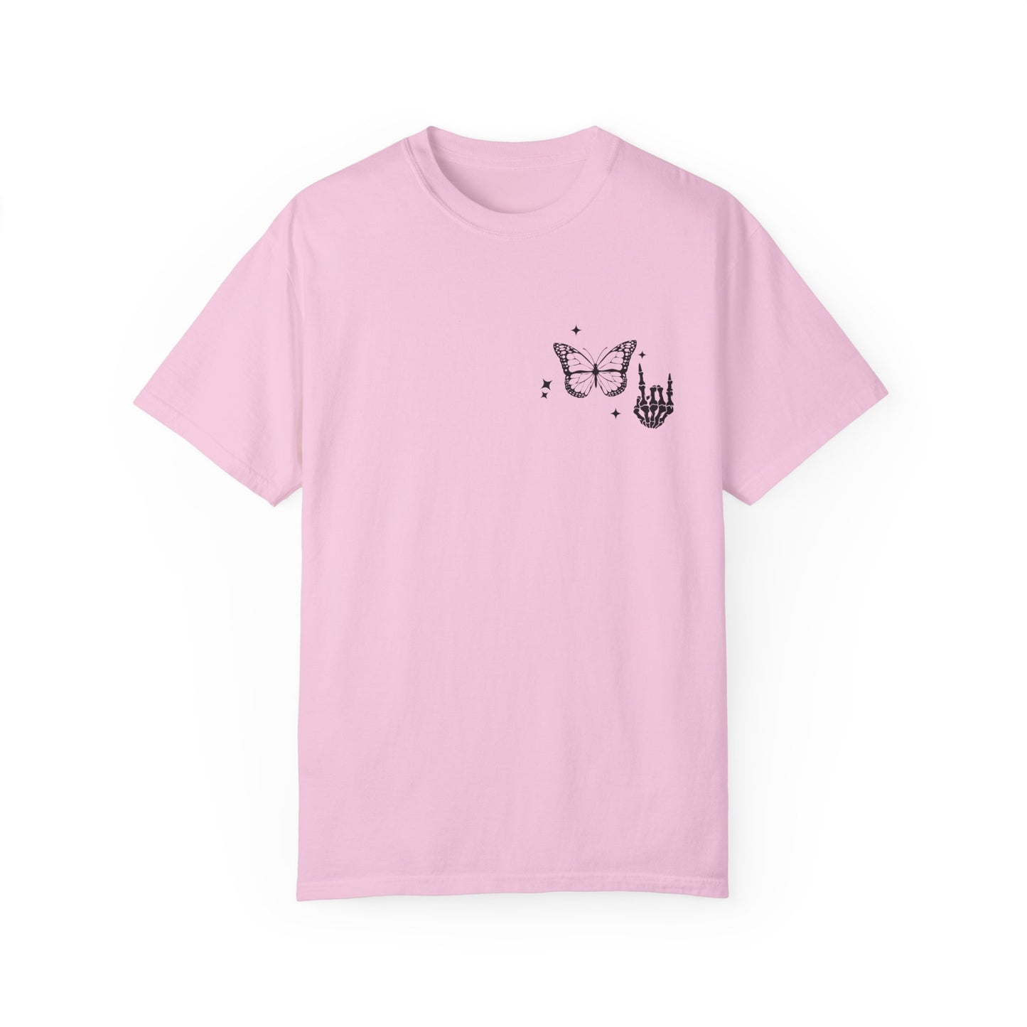 Camiseta unisex teñida en prenda "Weird Moms Build Character"