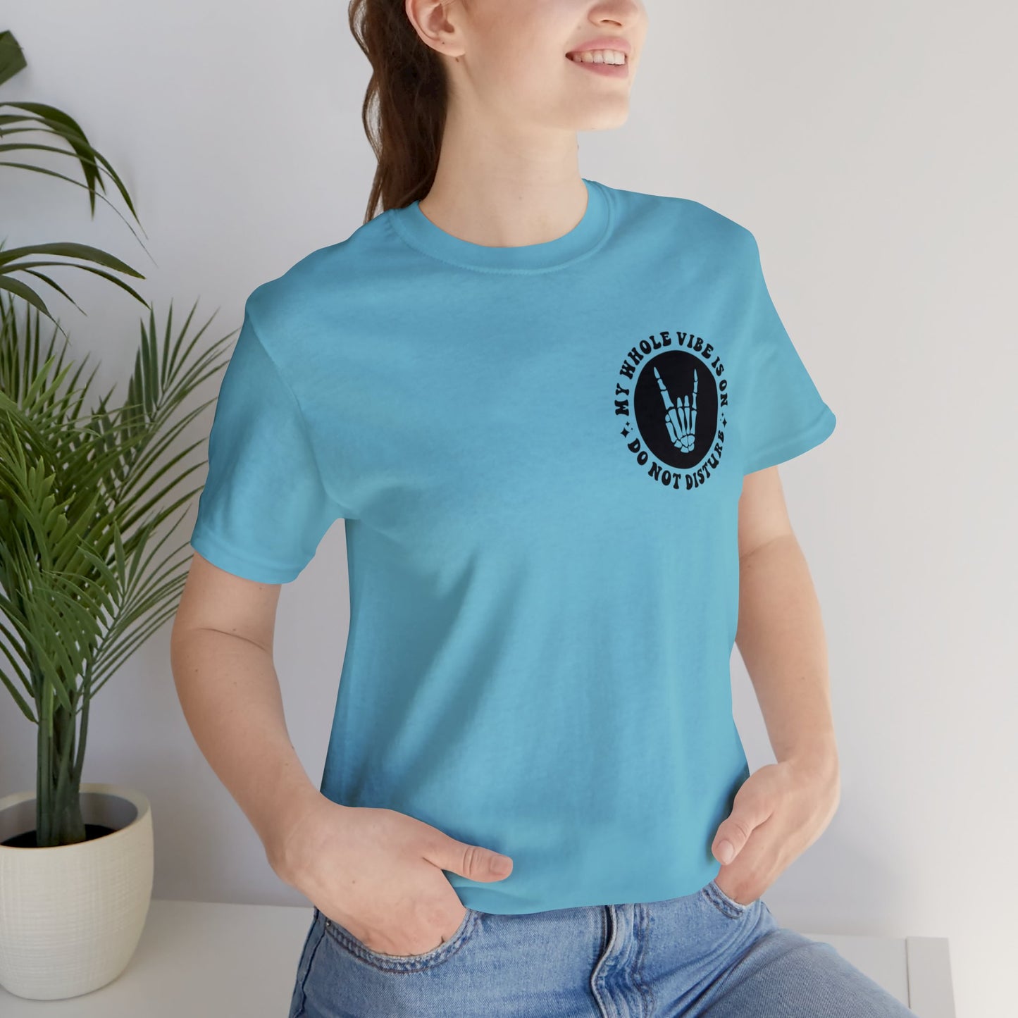 T-shirt à manches courtes unisexe en jersey « Ne pas déranger »