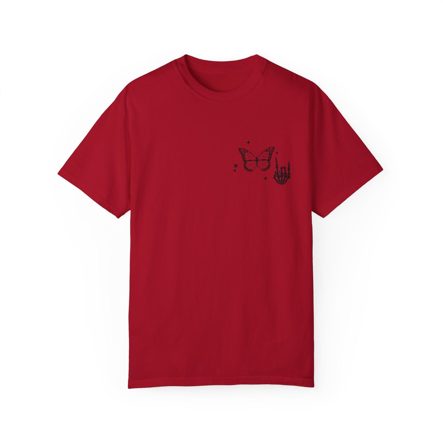 Camiseta unisex teñida en prenda "Weird Moms Build Character"