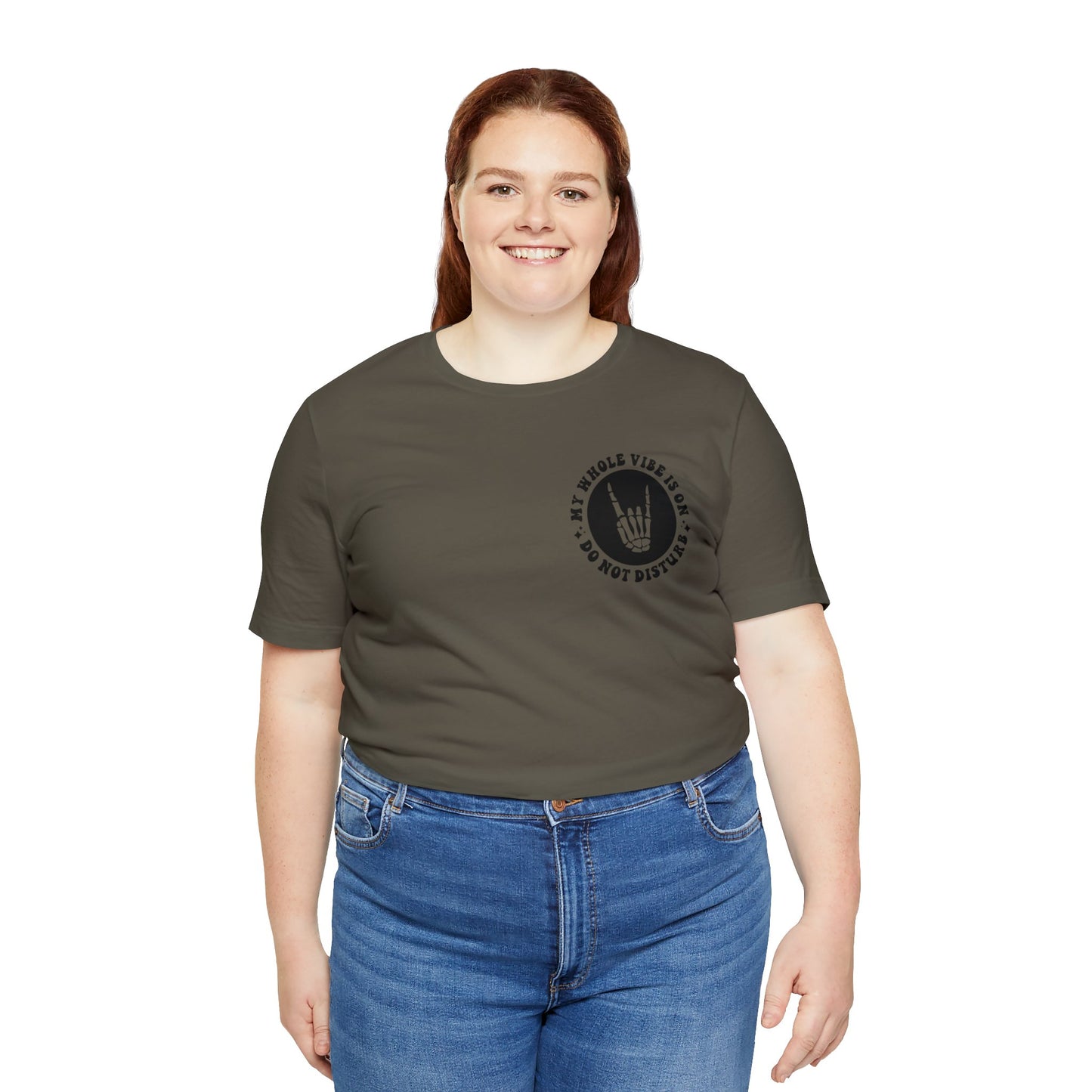 T-shirt à manches courtes unisexe en jersey « Ne pas déranger »