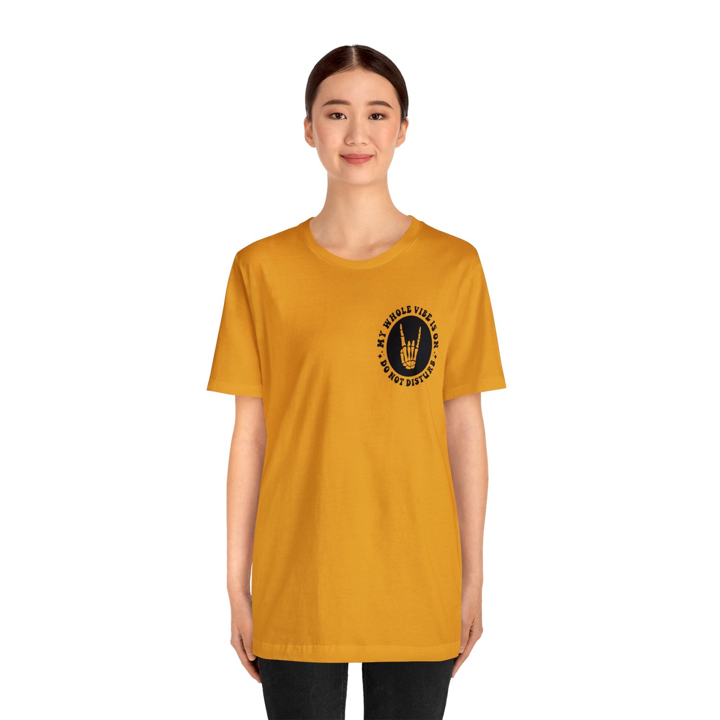 T-shirt à manches courtes unisexe en jersey « Ne pas déranger »