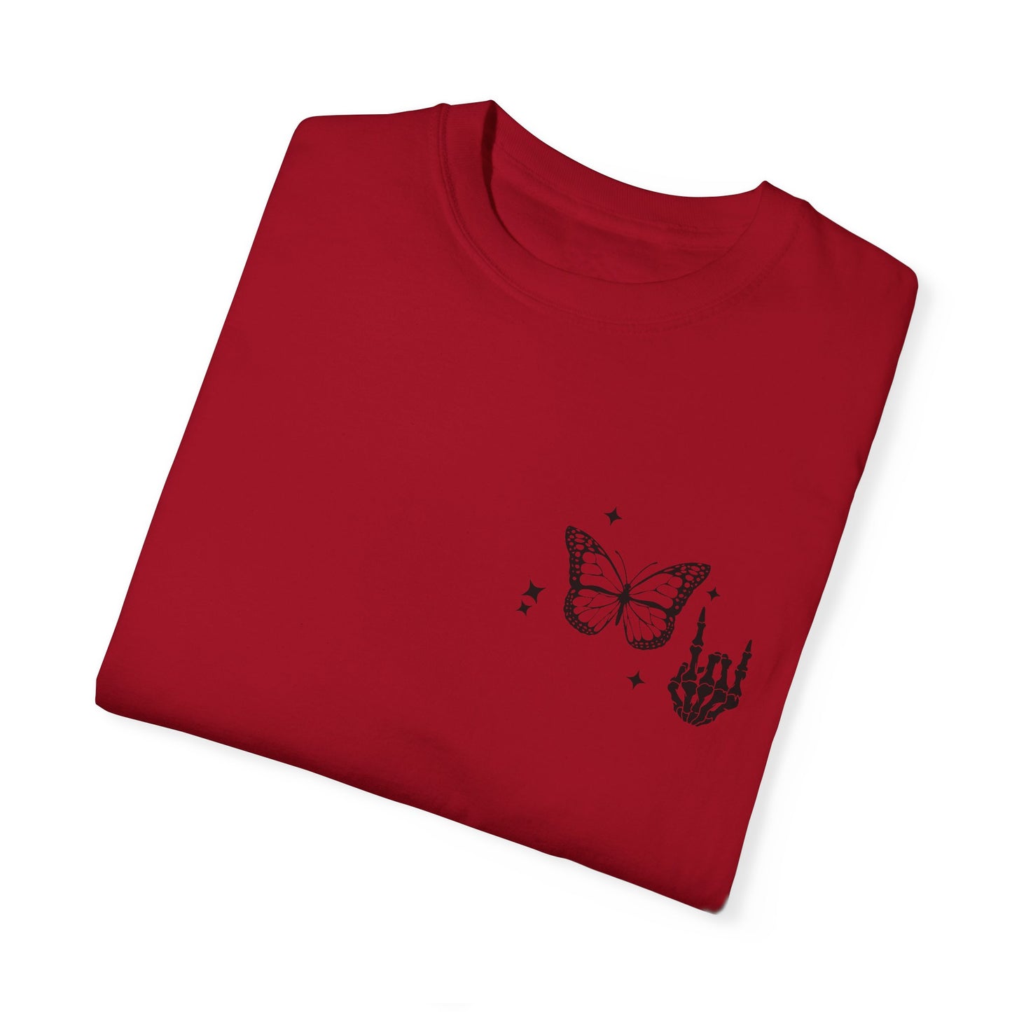 Camiseta unisex teñida en prenda "Weird Moms Build Character"