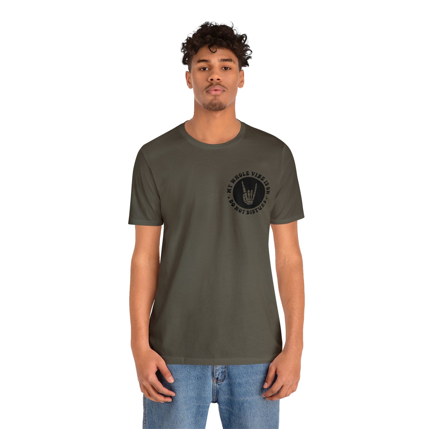 T-shirt à manches courtes unisexe en jersey « Ne pas déranger »