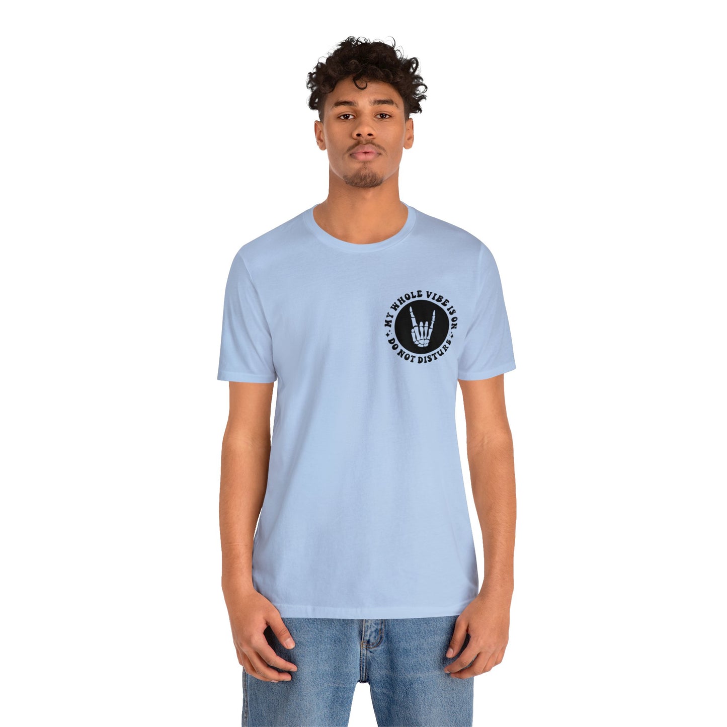 T-shirt à manches courtes unisexe en jersey « Ne pas déranger »