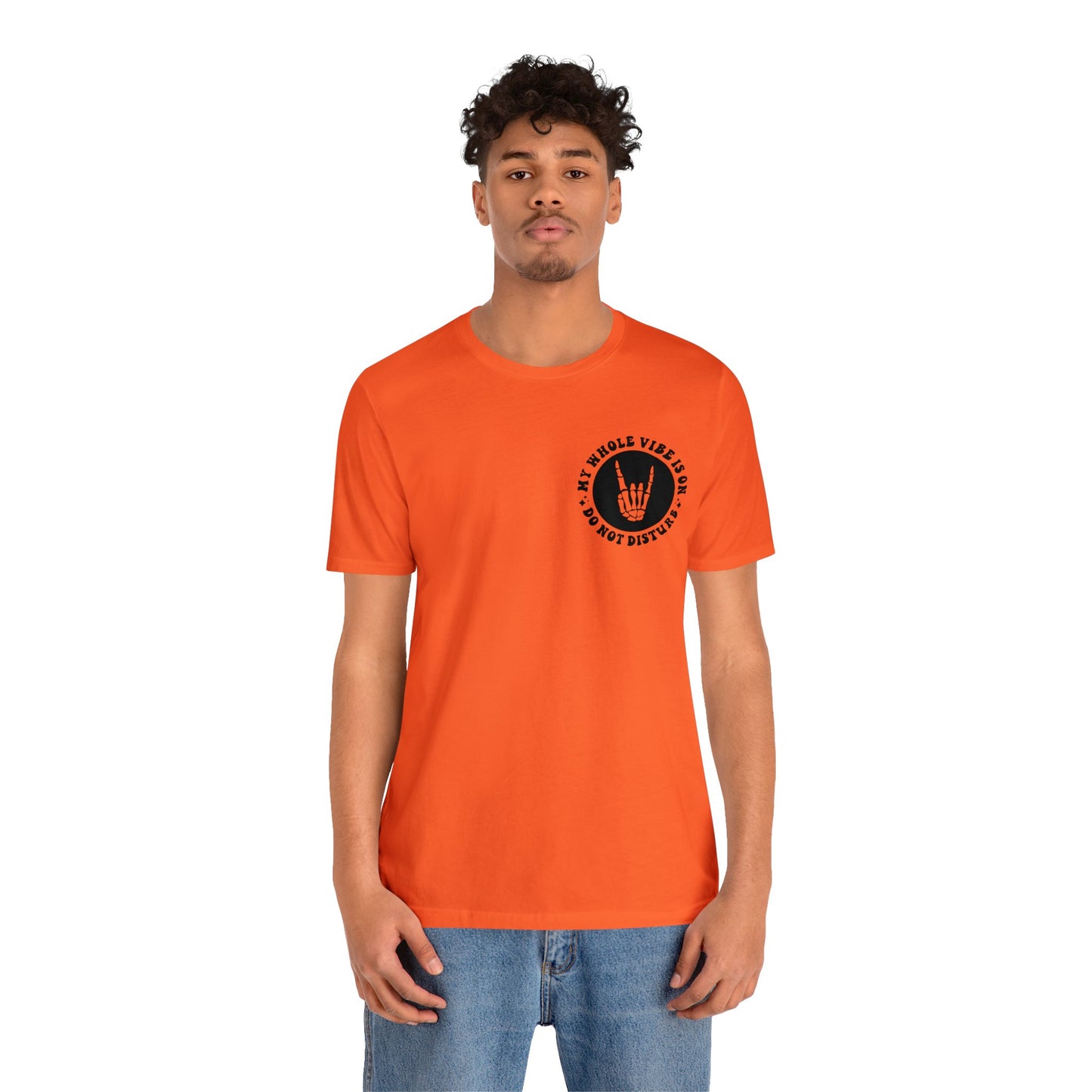 T-shirt à manches courtes unisexe en jersey « Ne pas déranger »