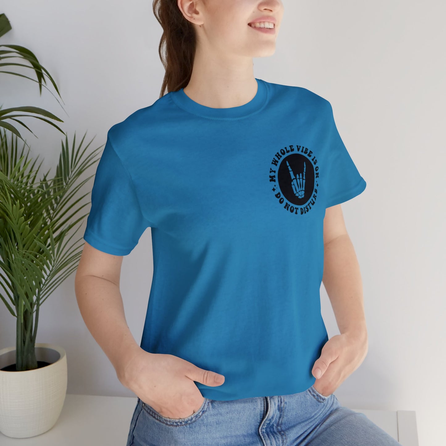 T-shirt à manches courtes unisexe en jersey « Ne pas déranger »