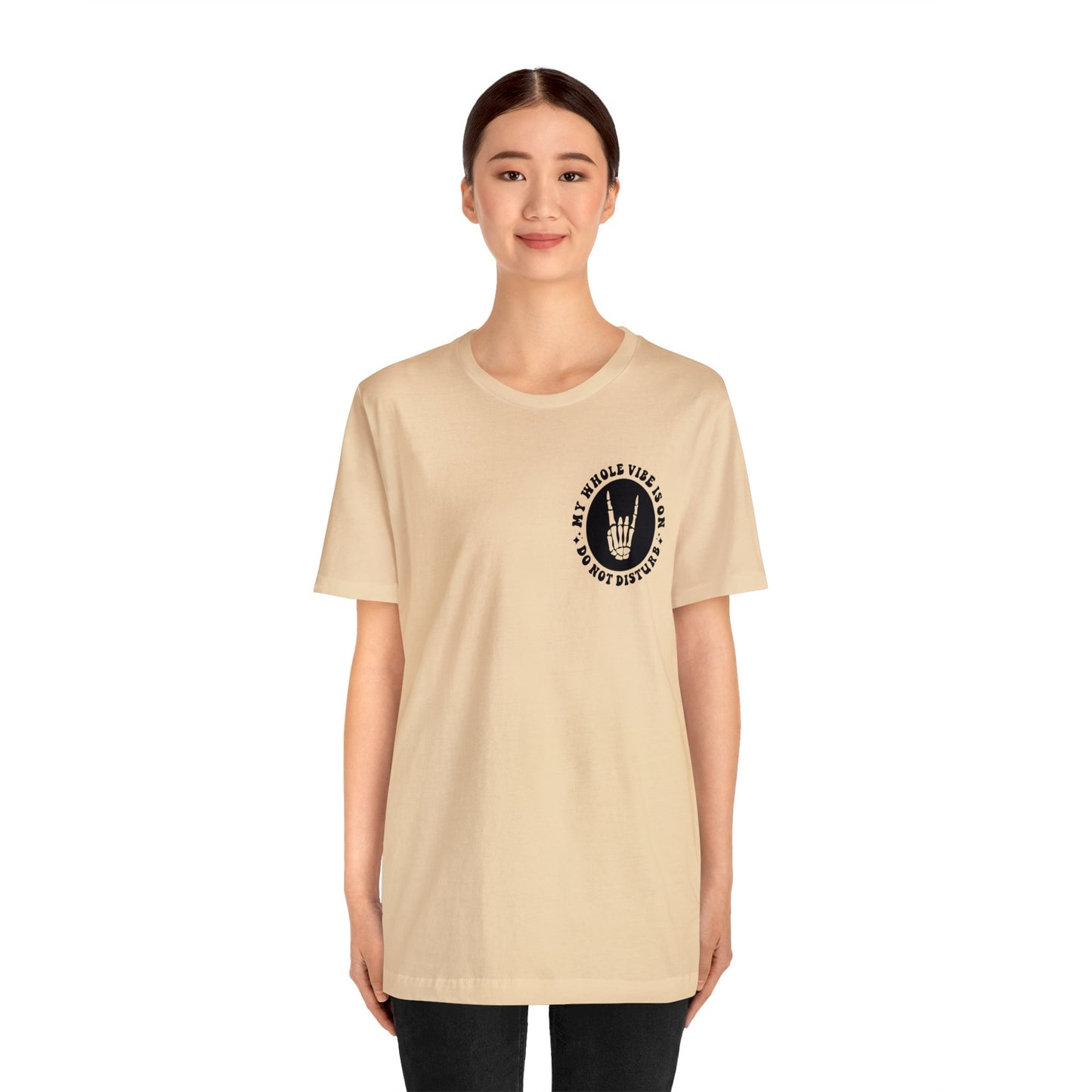 T-shirt à manches courtes unisexe en jersey « Ne pas déranger »