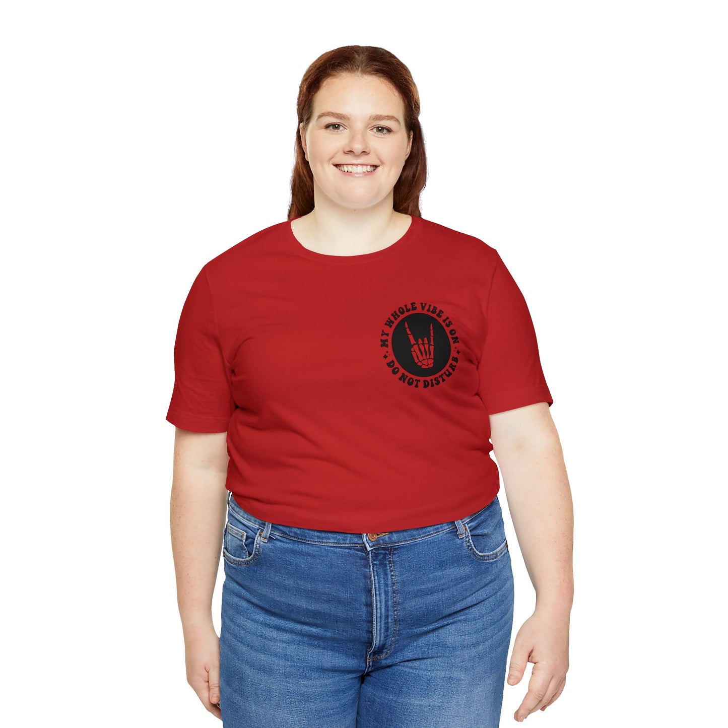 T-shirt à manches courtes unisexe en jersey « Ne pas déranger »