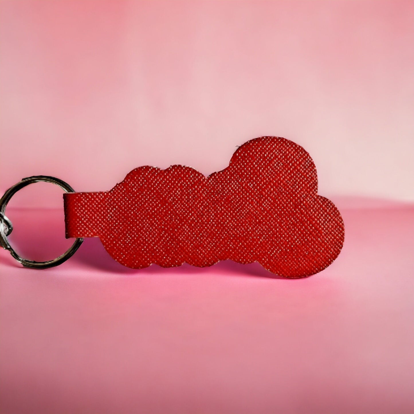 Custom Handmade Faux Leather Name Keychain, Multiple Color Options, Yours Or Friends Name, Personalized Gift For Friend, Mom, Dad, Others - Moon & Starr Handcrafted Jewelry && More!