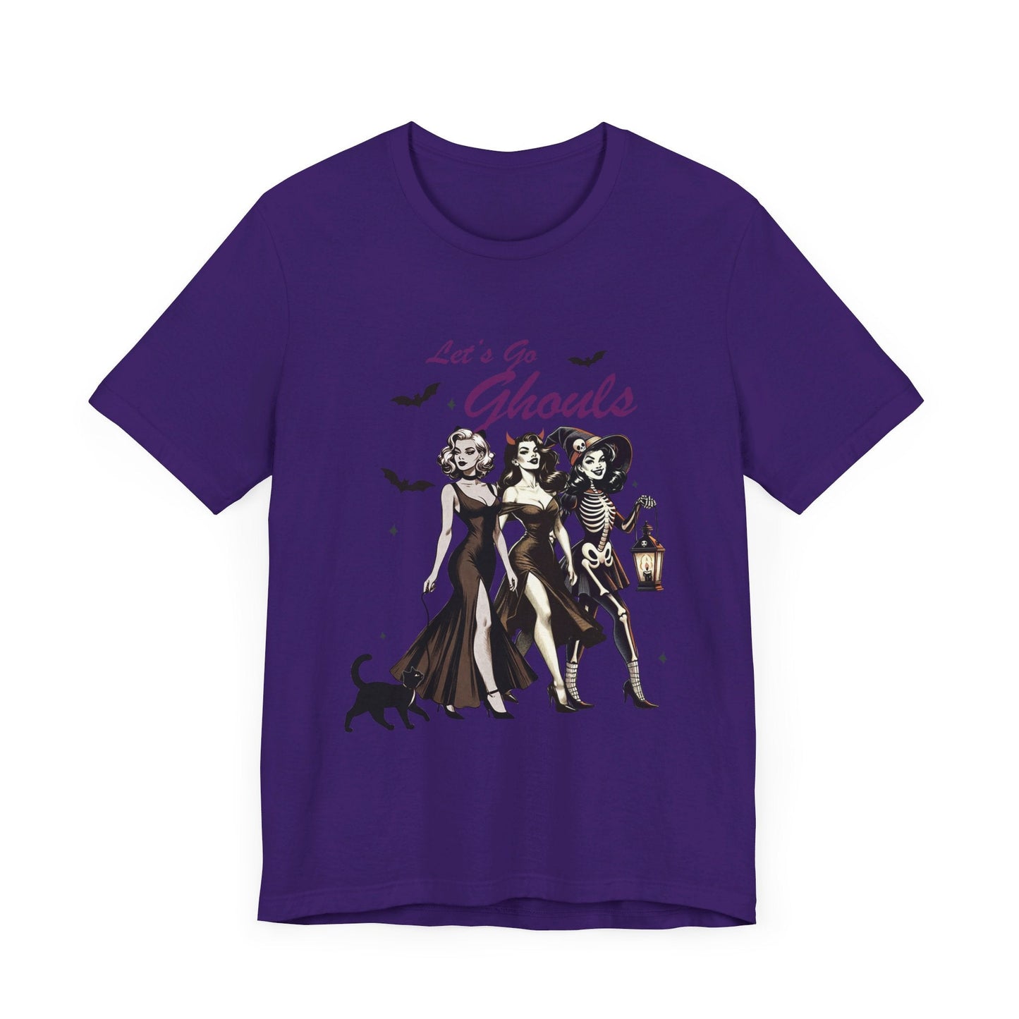Let's Go Ghouls Unisex Jersey Short Sleeve Tee - Moon & Starr Handcrafted LLC