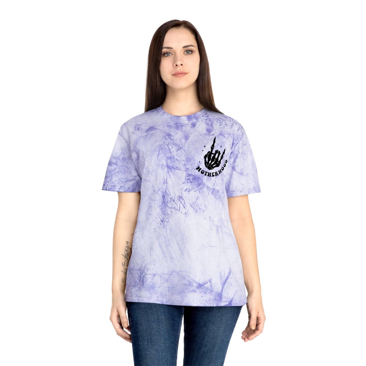 "Rockin' Motherhood" Unisex Color Blast T-Shirt - Moon & Starr Handcrafted Jewelry && More!