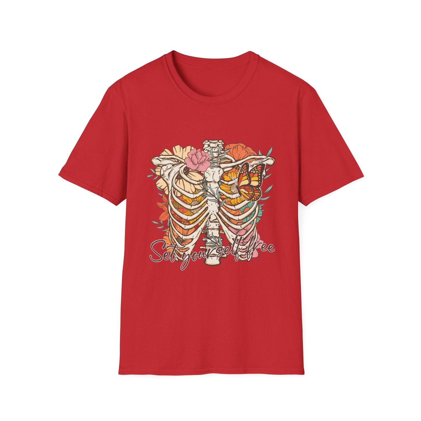 Set Yourself Free Retro Vintage Style Unisex Softstyle T-Shirt - Moon & Starr Handcrafted Jewelry && More!